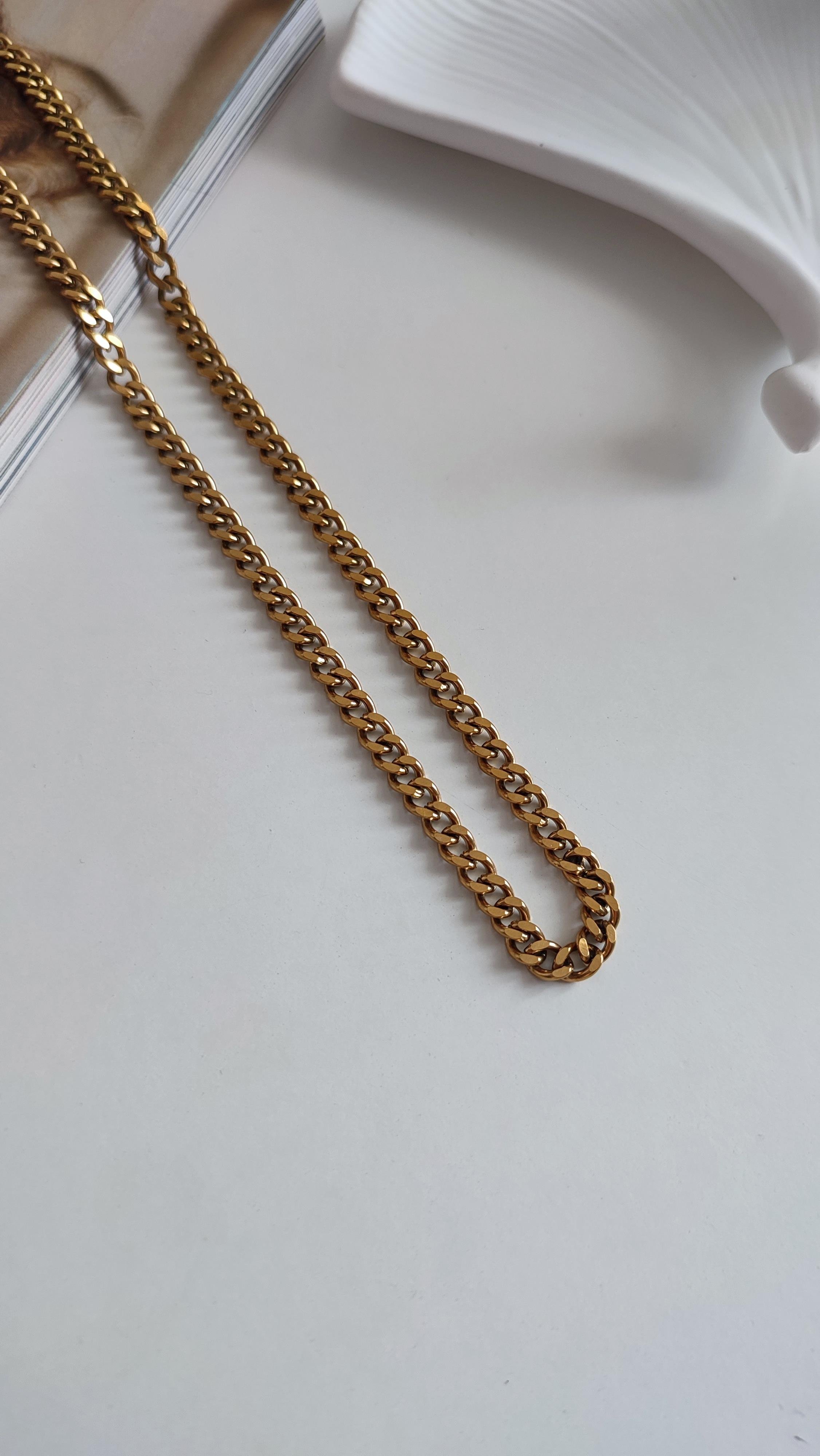 ÇELİK GOLD KLASİK ZİNCİR (46 CM)