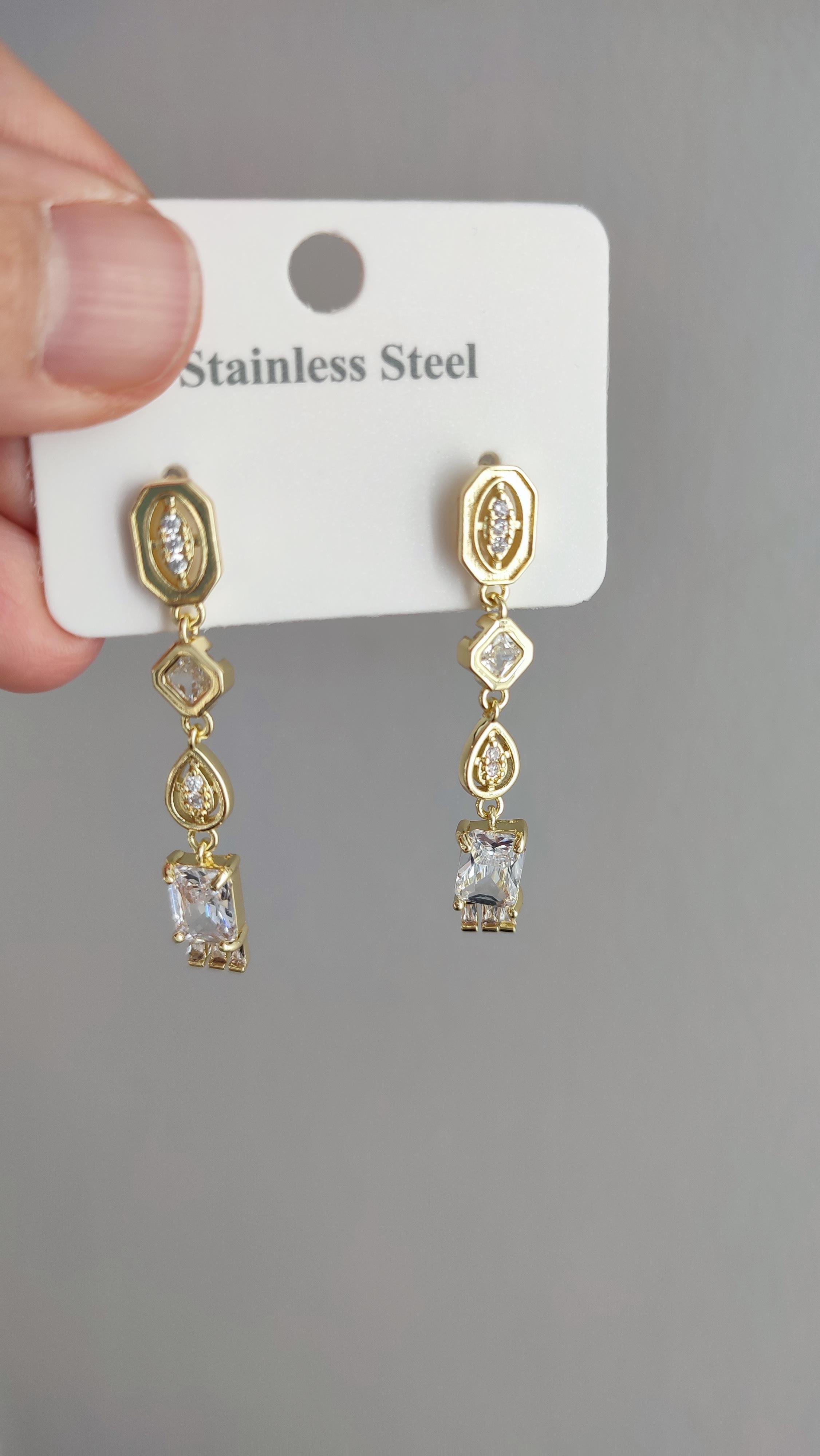 ÇELİK GOLD ÜÇLÜ KÜPE KOMBİNİ 