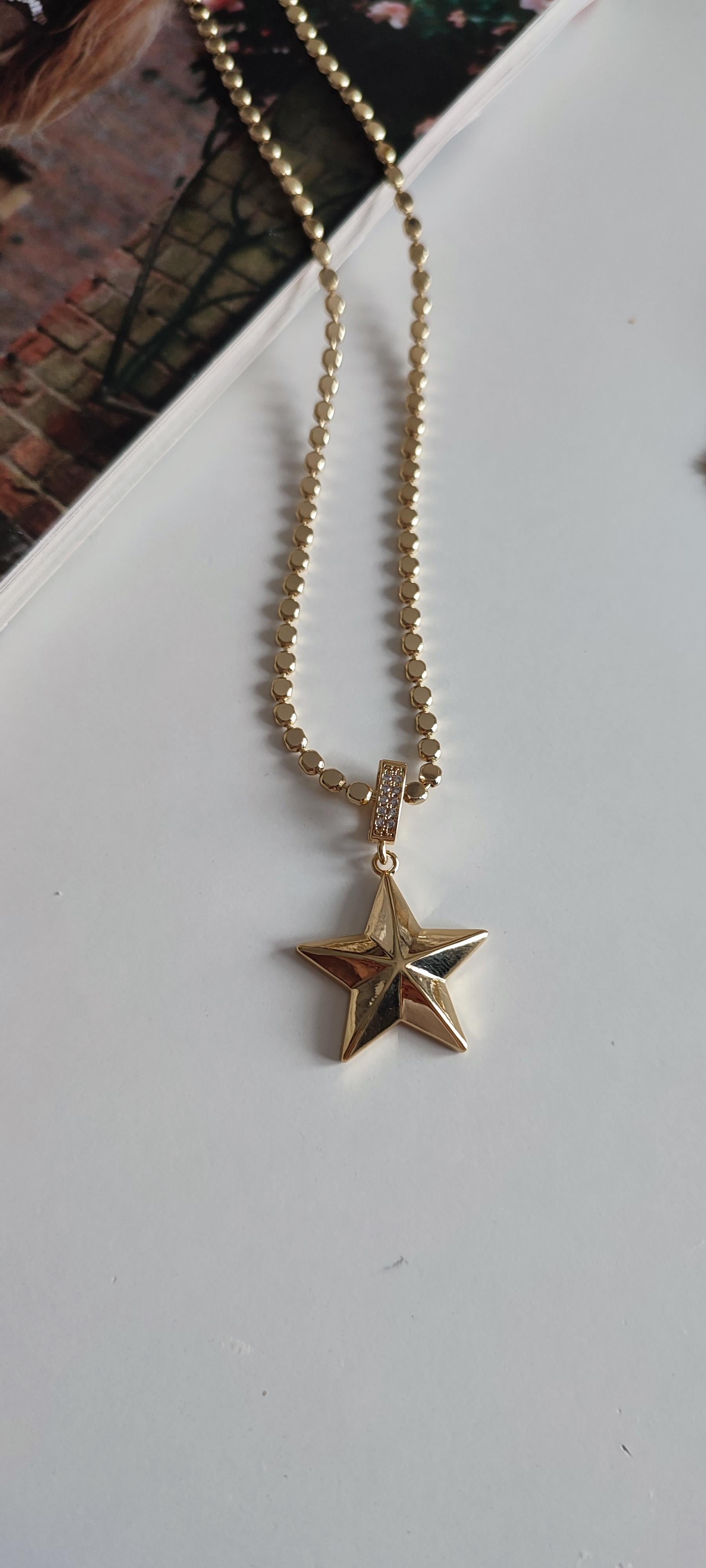 Çelik Gold Yıldız Charm 