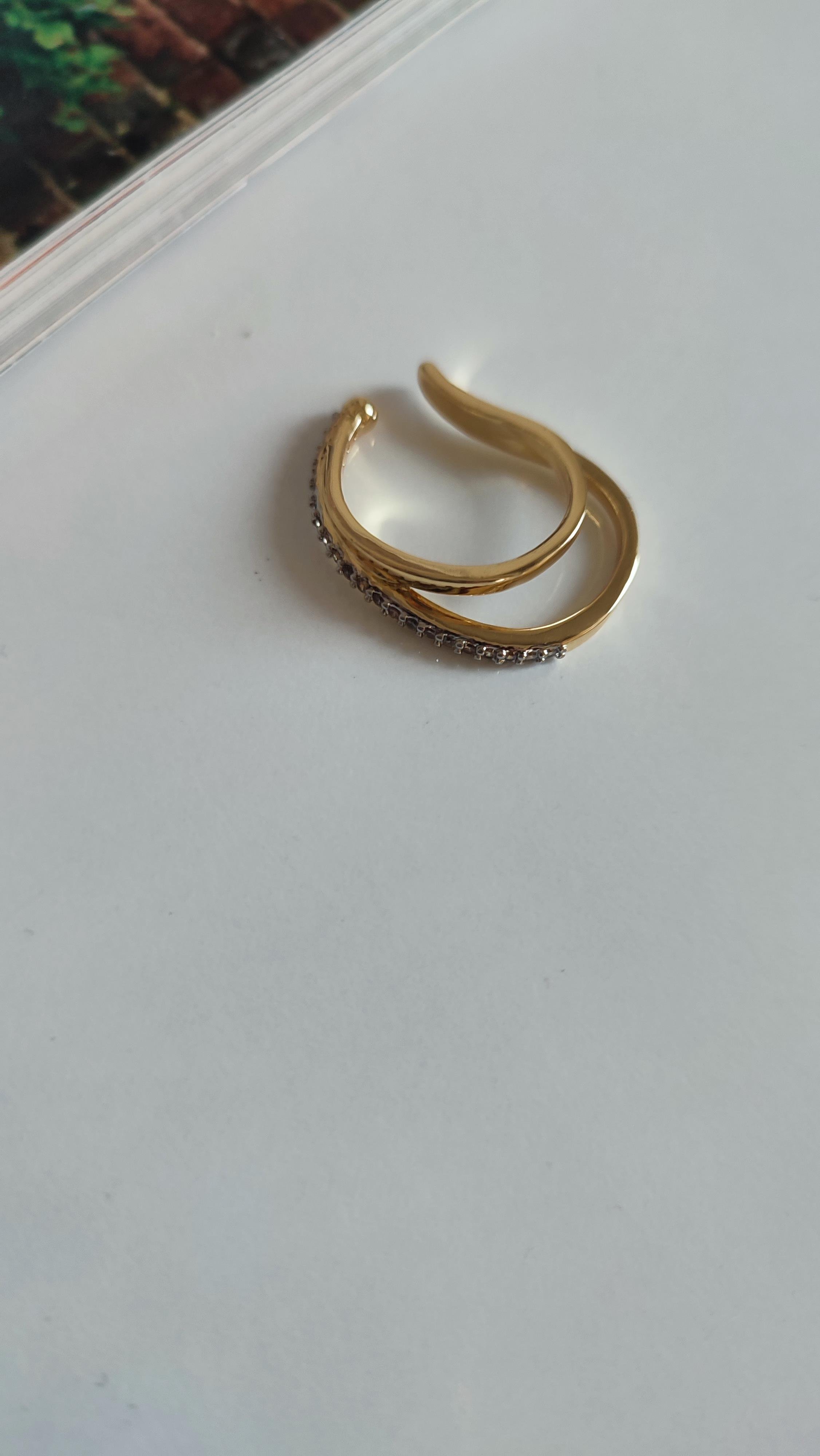 GOLD BÜYÜK BOY İKİLİ EARCUF