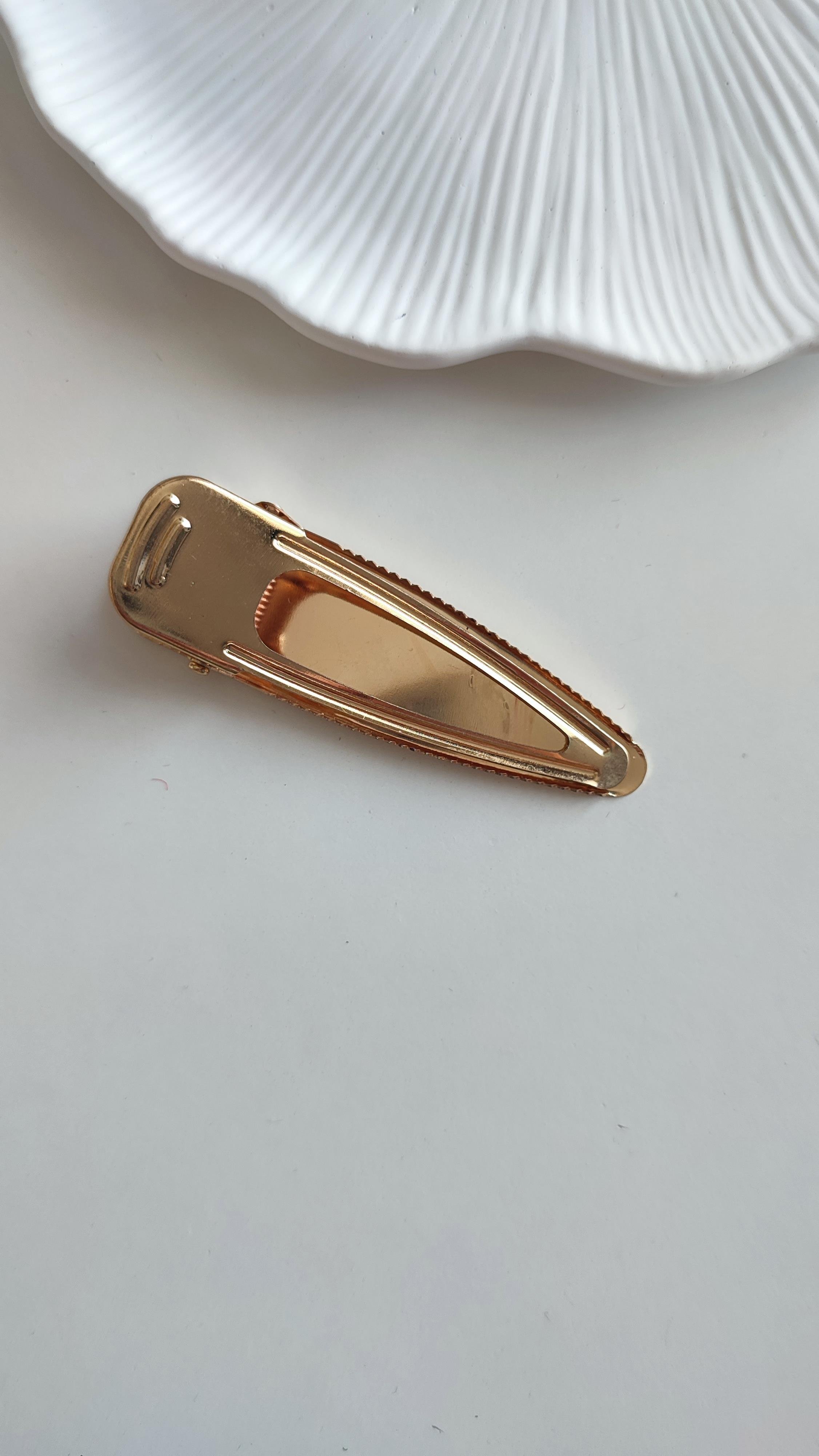 Gold Mat Plaka Klipsli Toka 
