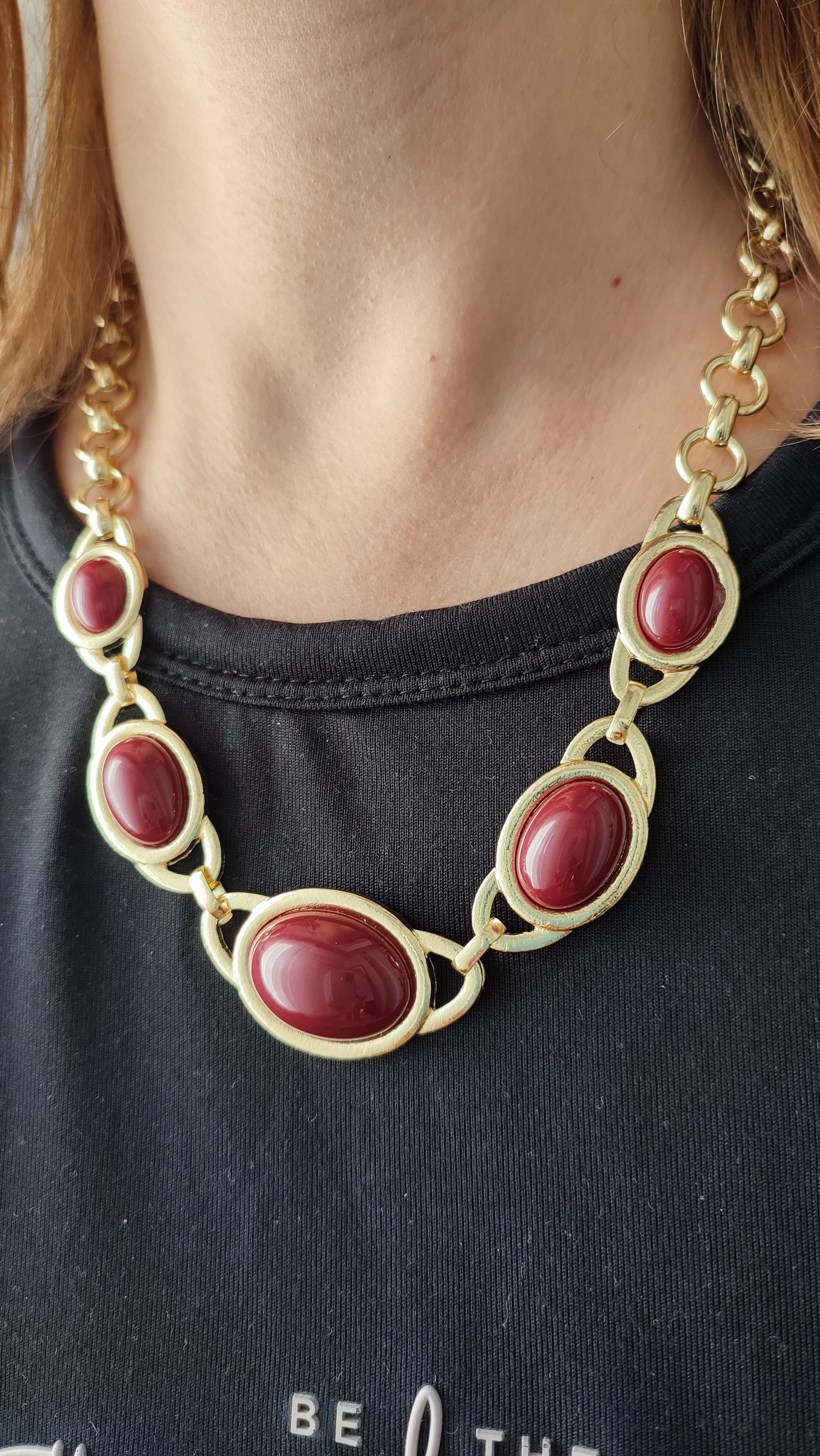 MARKA MODEL BORDO KOLYE 