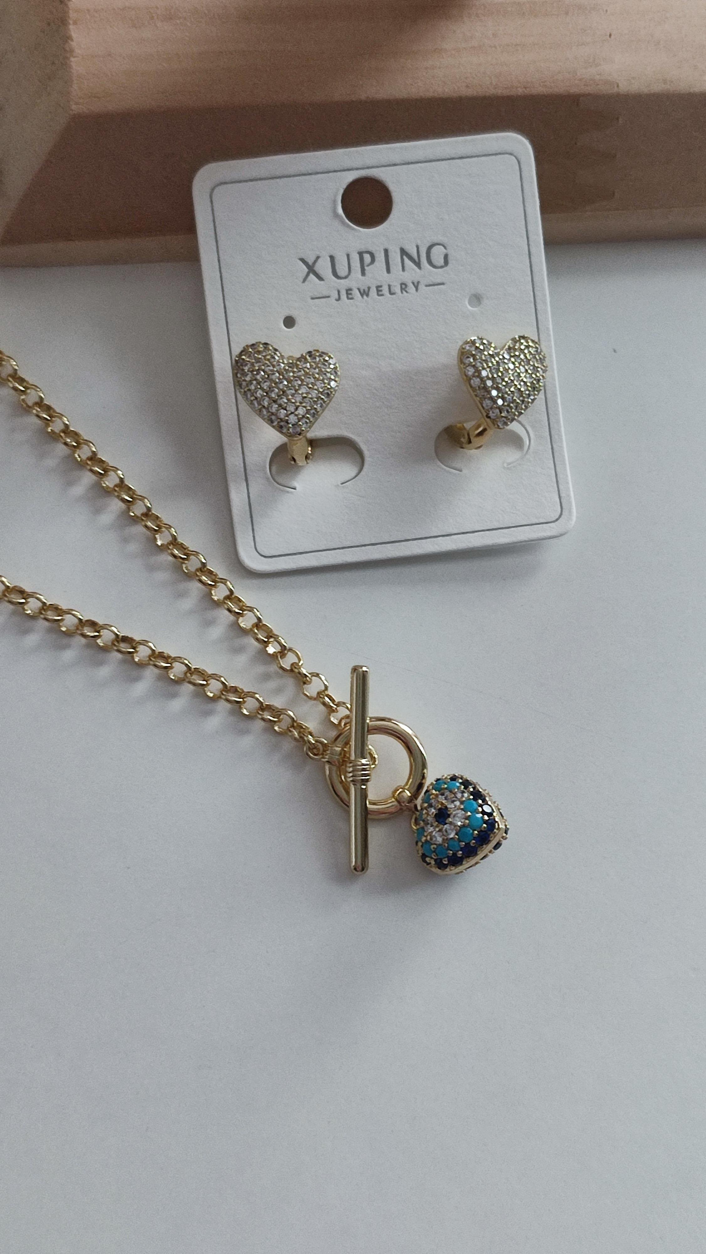 XP KALPLİ KOLYE & KÜPE KOMBİNİ 