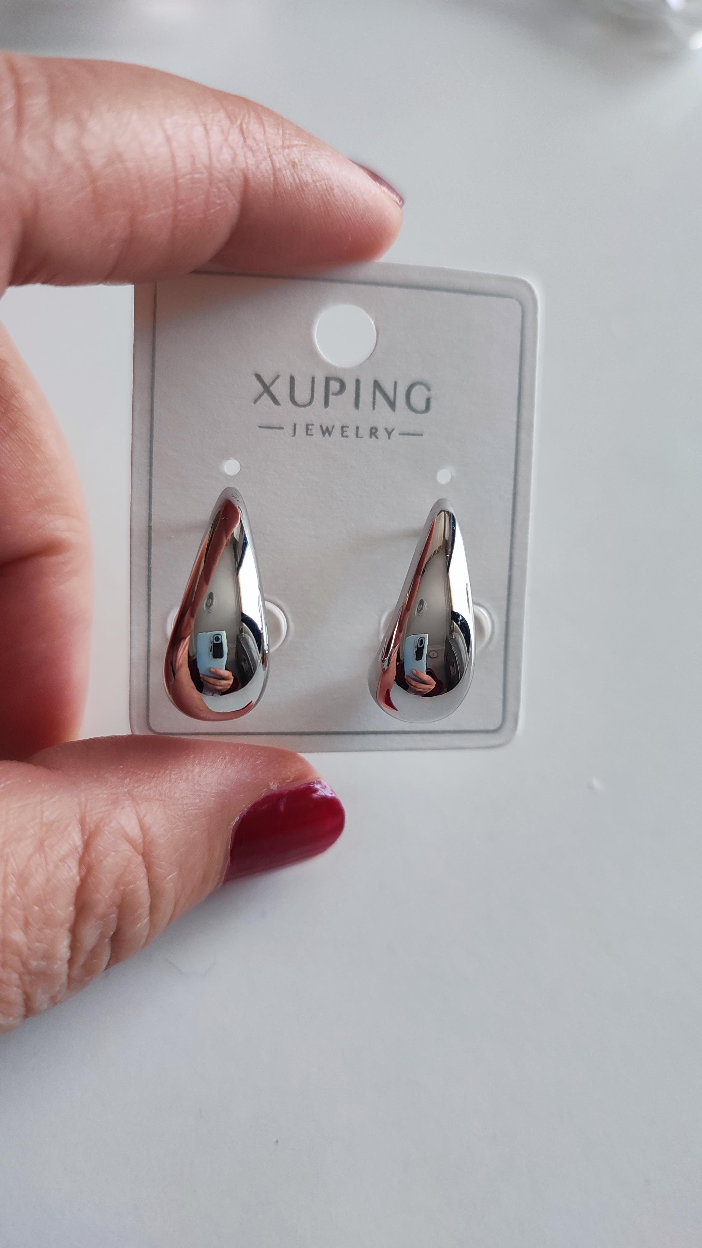 XP SİLVER DAMLA MODEL KÜPE 