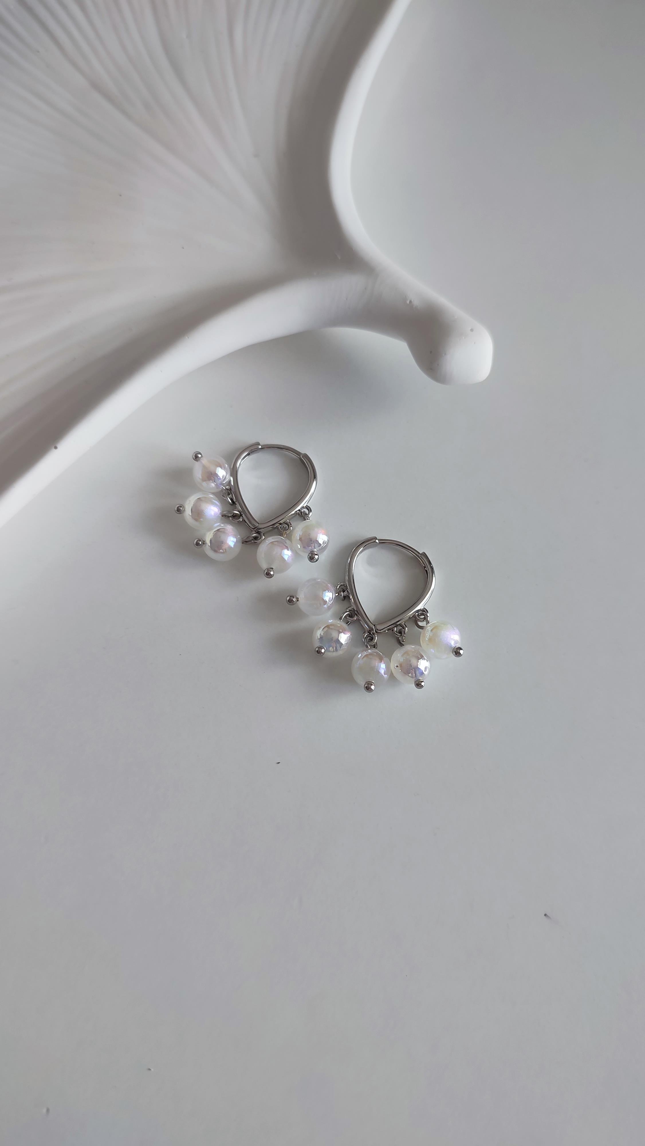 XP SİLVER OPAL İNCİLİ SHAKİRA KÜPE 