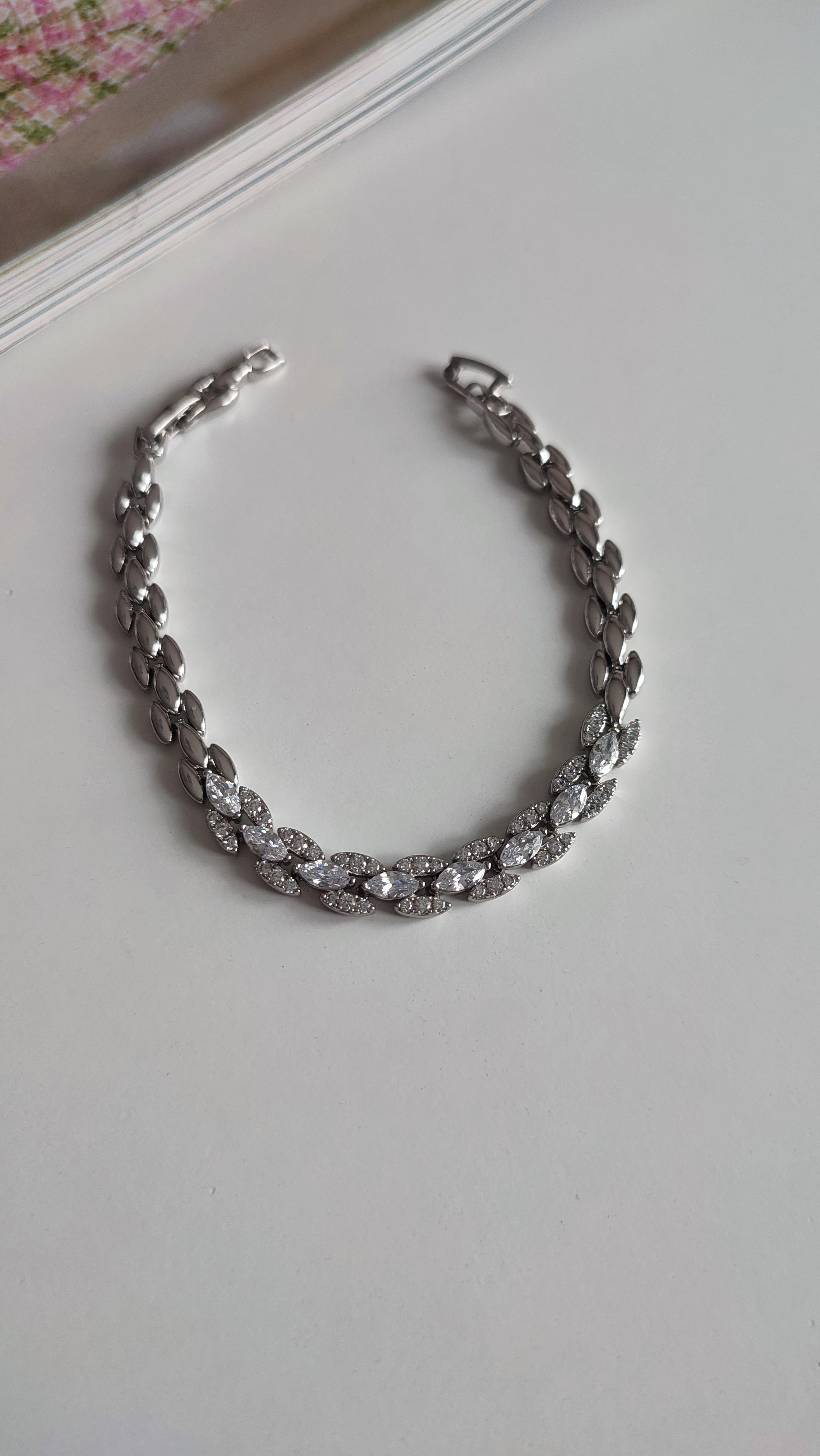 XP SİLVER TAŞLI BİLEKLİK (19 cm)