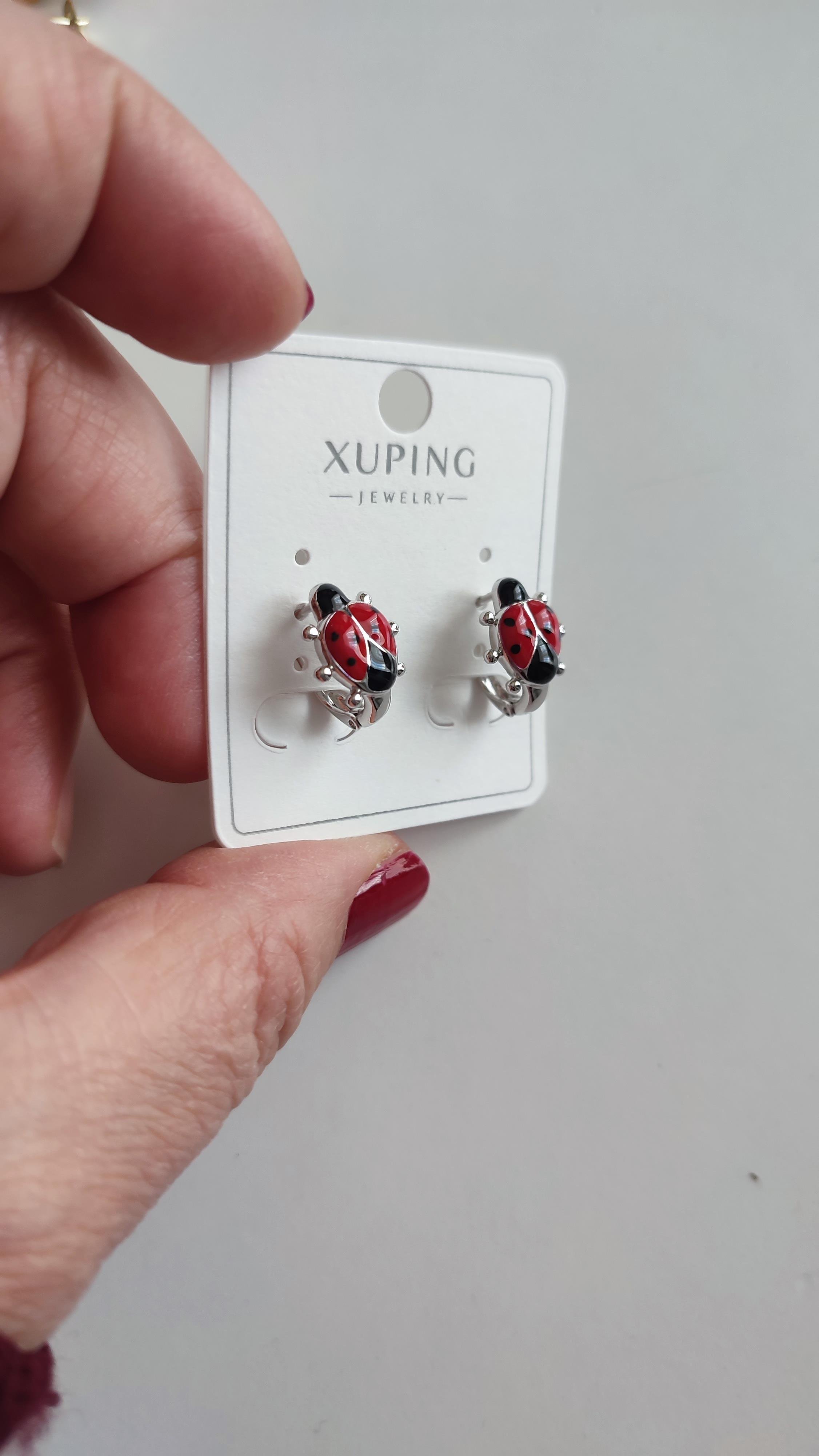 XP SİLVER UĞUR BÖCEĞİ ÇOCUK KÜPESİ 