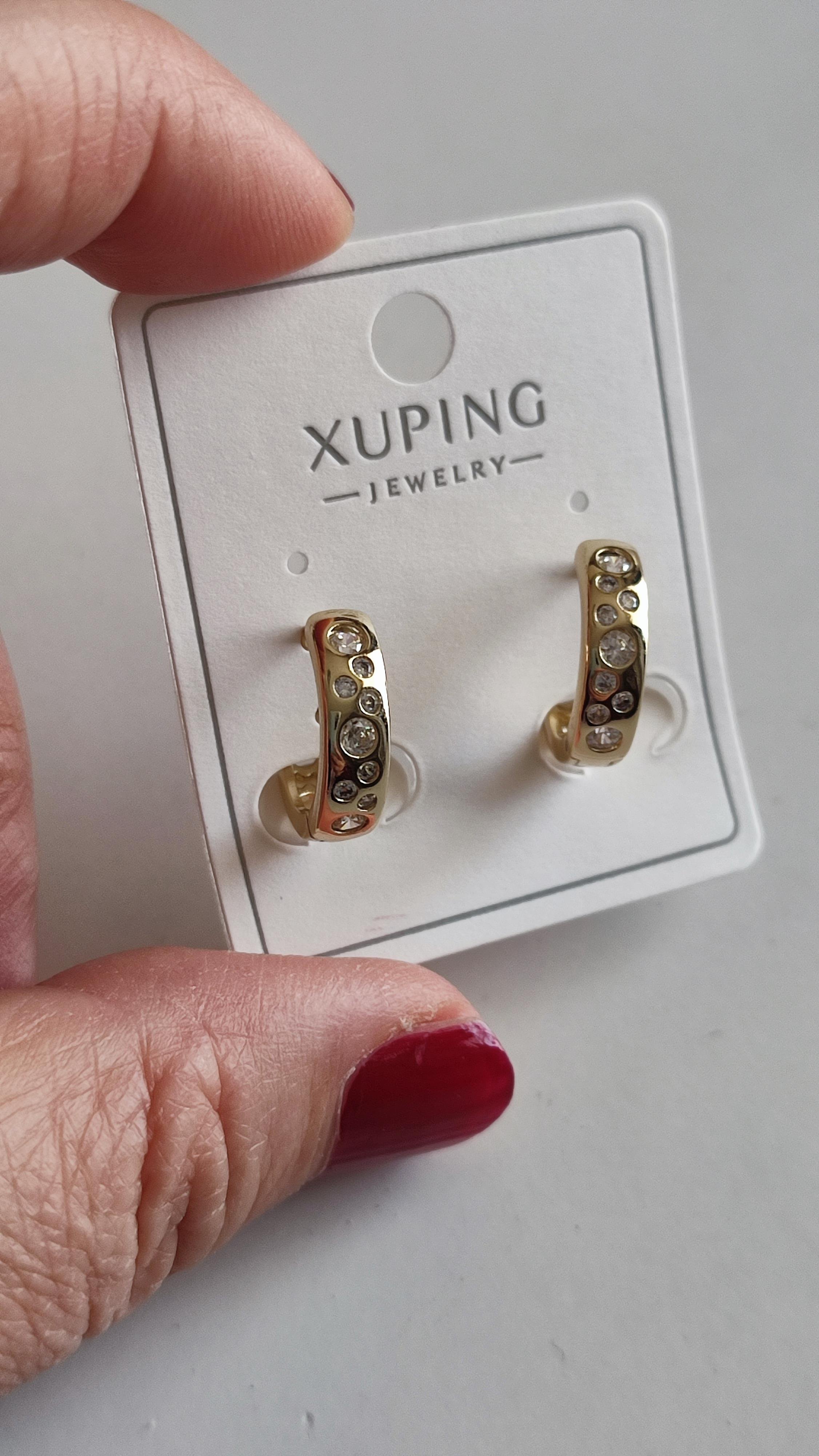 XP TAŞLI HALKA COCUK KÜPESİ