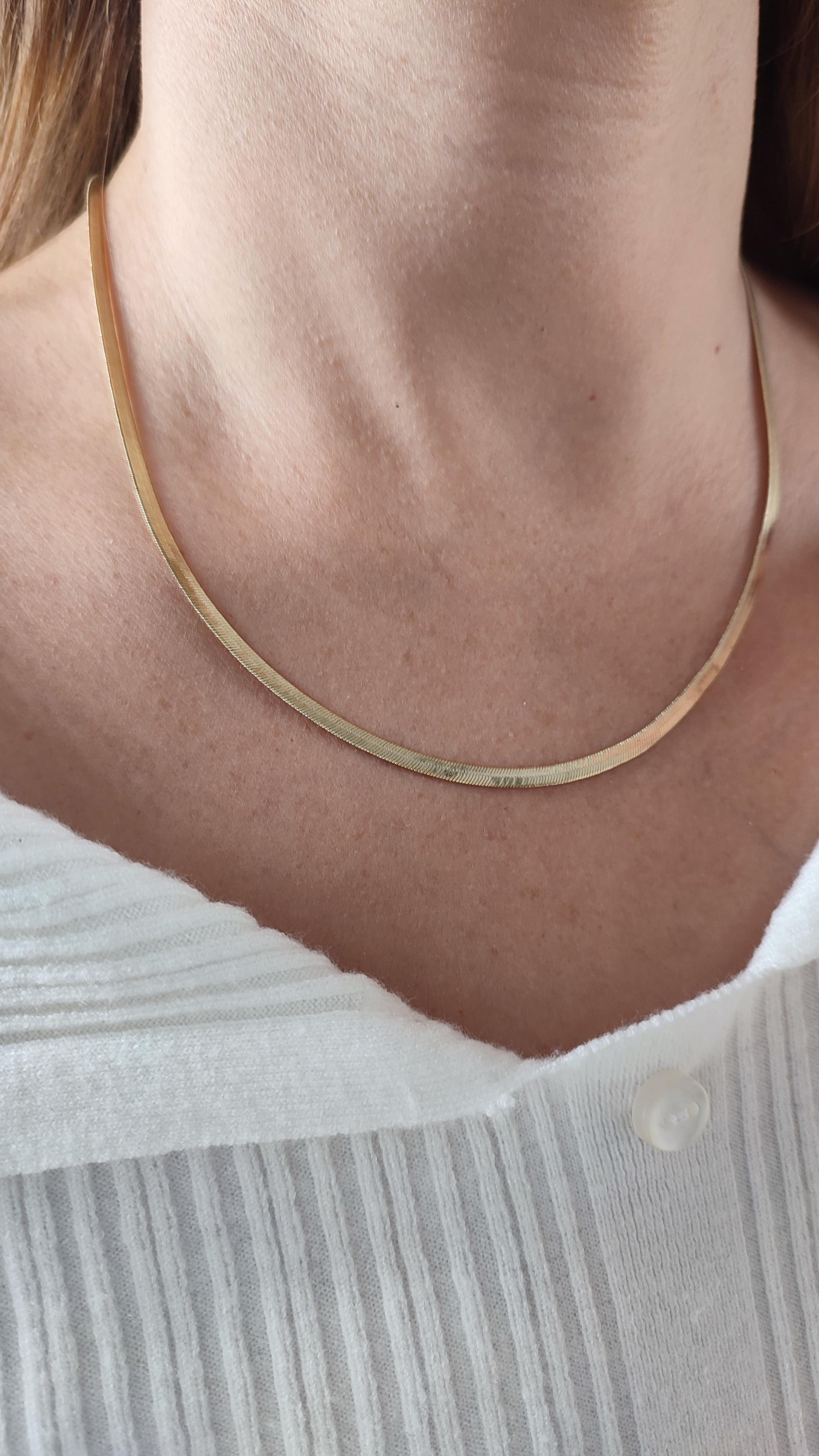 XUPİNG 14 K İTALYAN EZME KOLYE(45 cm) 