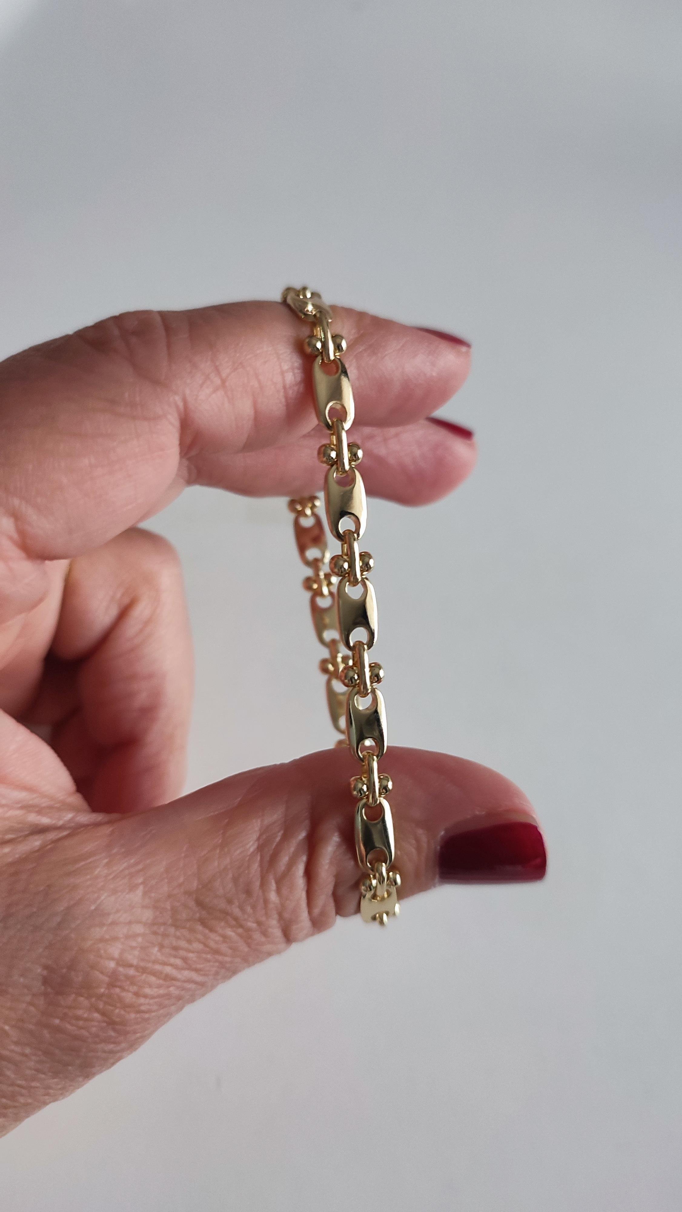 Xuping Gold Link Zarafet Bileklik