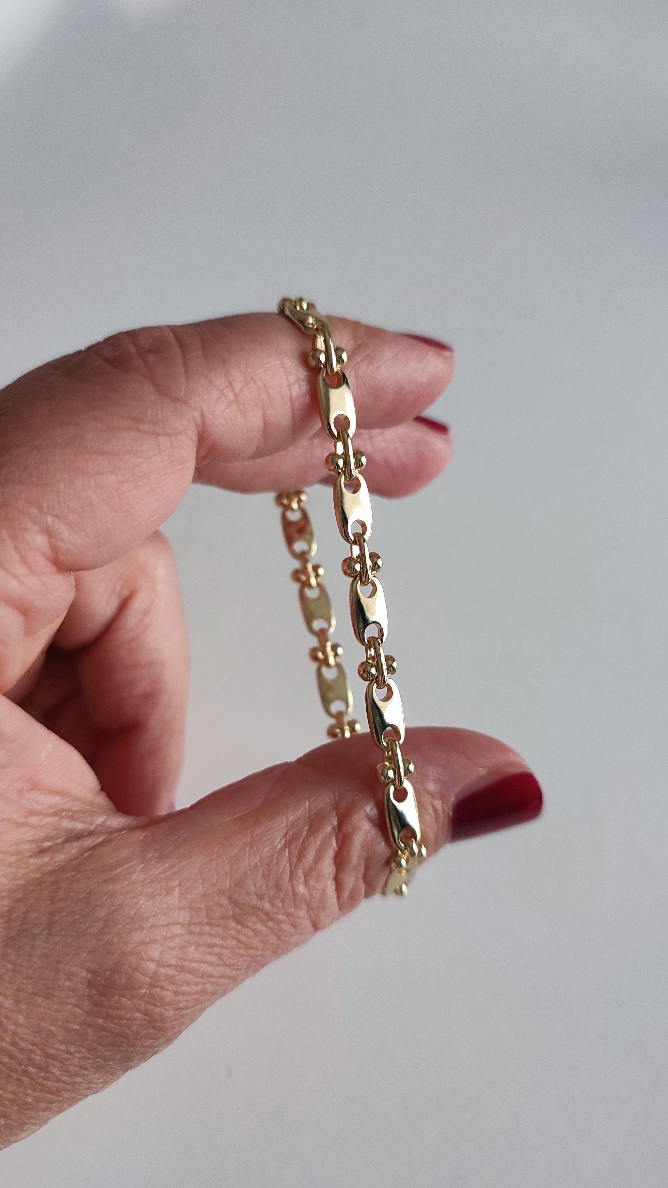 Xuping Gold Link Zarafet Bileklik