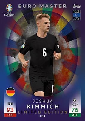 Match Attax Euro 2024 Futbol Kartları Euro Master Limited Edition Joshua Kimmich LE04