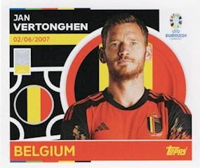 Topps Euro 2024 Futbol Çıkartmaları Jan Vertonghen (Belgium) - BEL 5