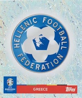 Topps Euro 2024 Futbol Çıkartmaları Logo (Greece) - GRE 1