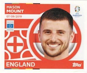 Topps Euro 2024 Futbol Çıkartmaları Mason Mount (England) - ENG 17