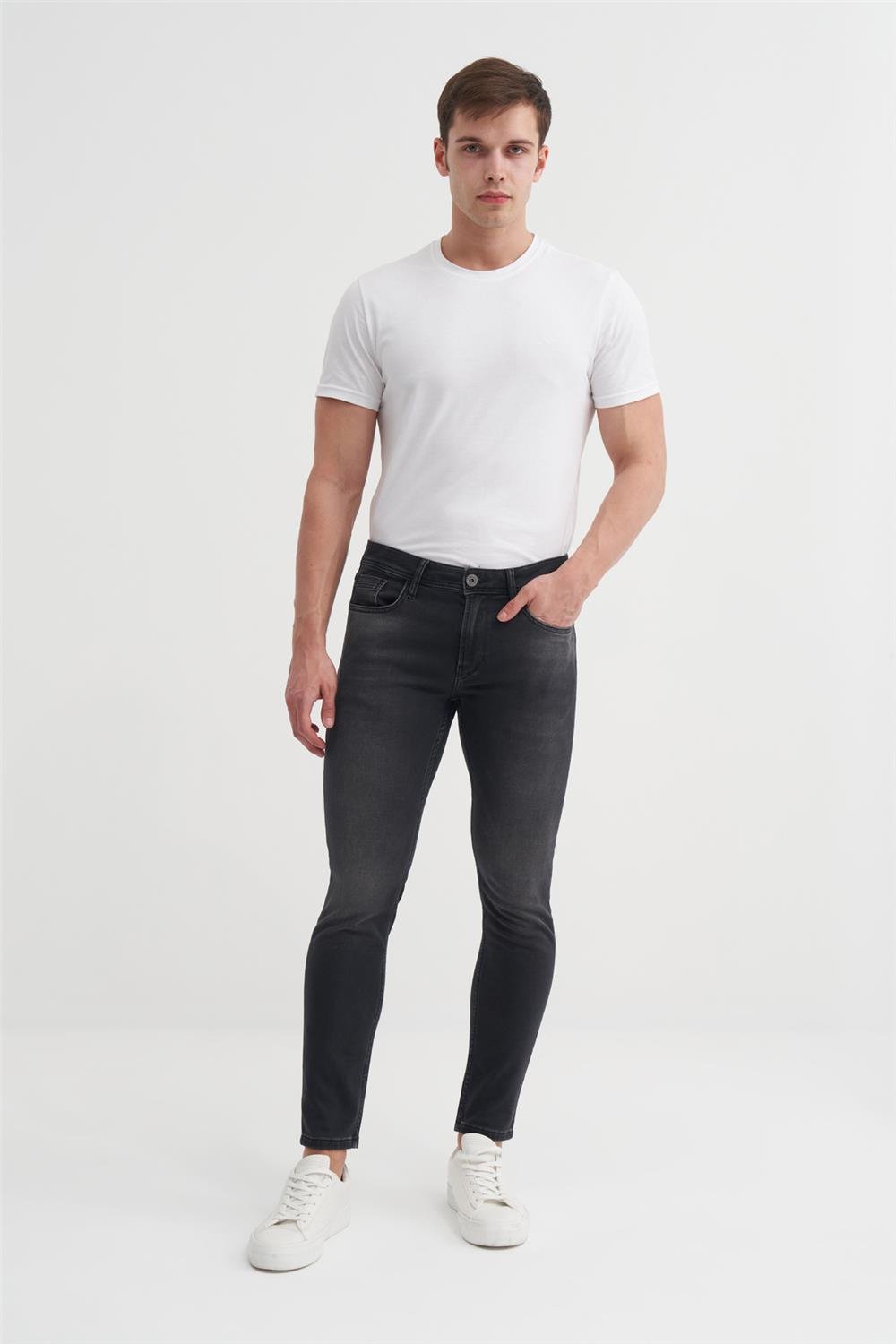 CAZ 0769 CURRY DENIM PANTOLON