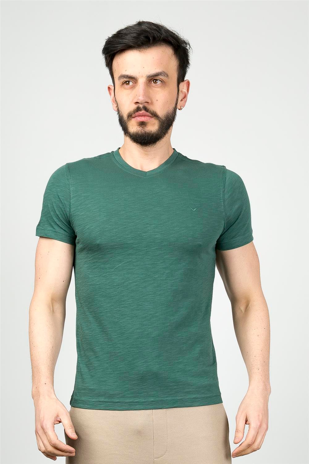 CAZ 4601 ORTA V FLAMLI T-SHIRT