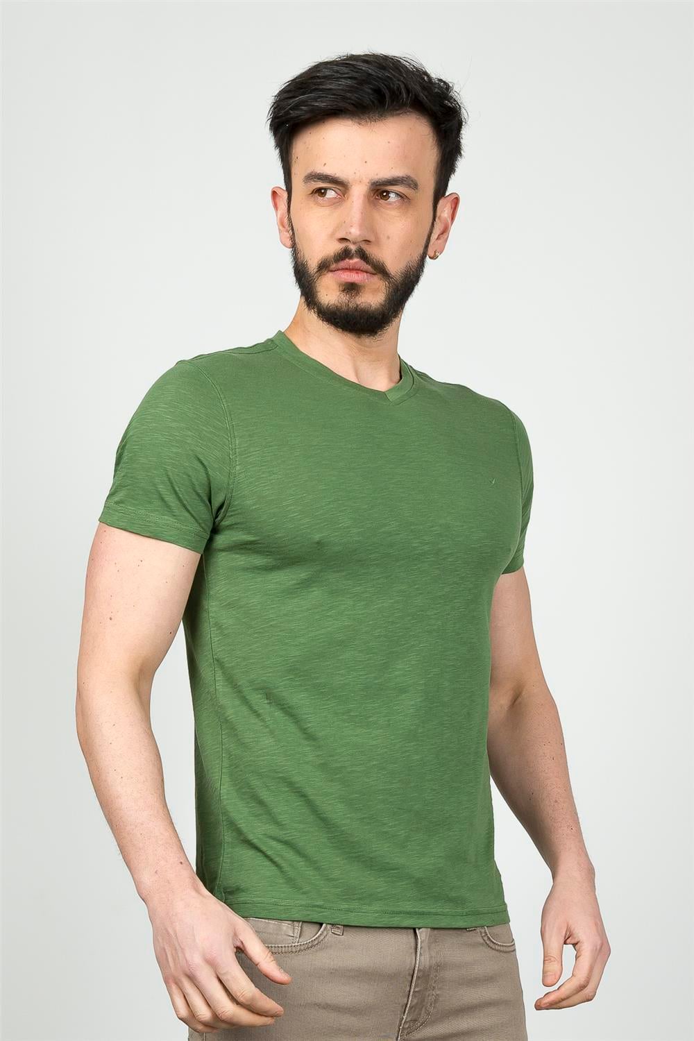 CAZ 4601 ORTA V FLAMLI T-SHIRT