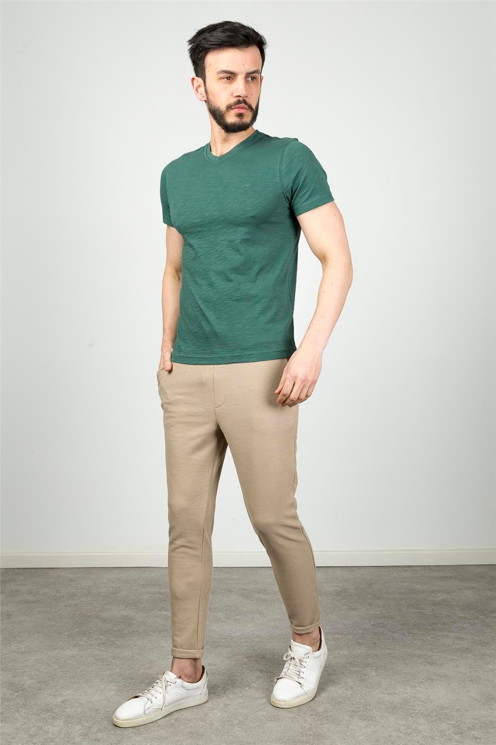 CAZ 4601 ORTA V FLAMLI T-SHIRT
