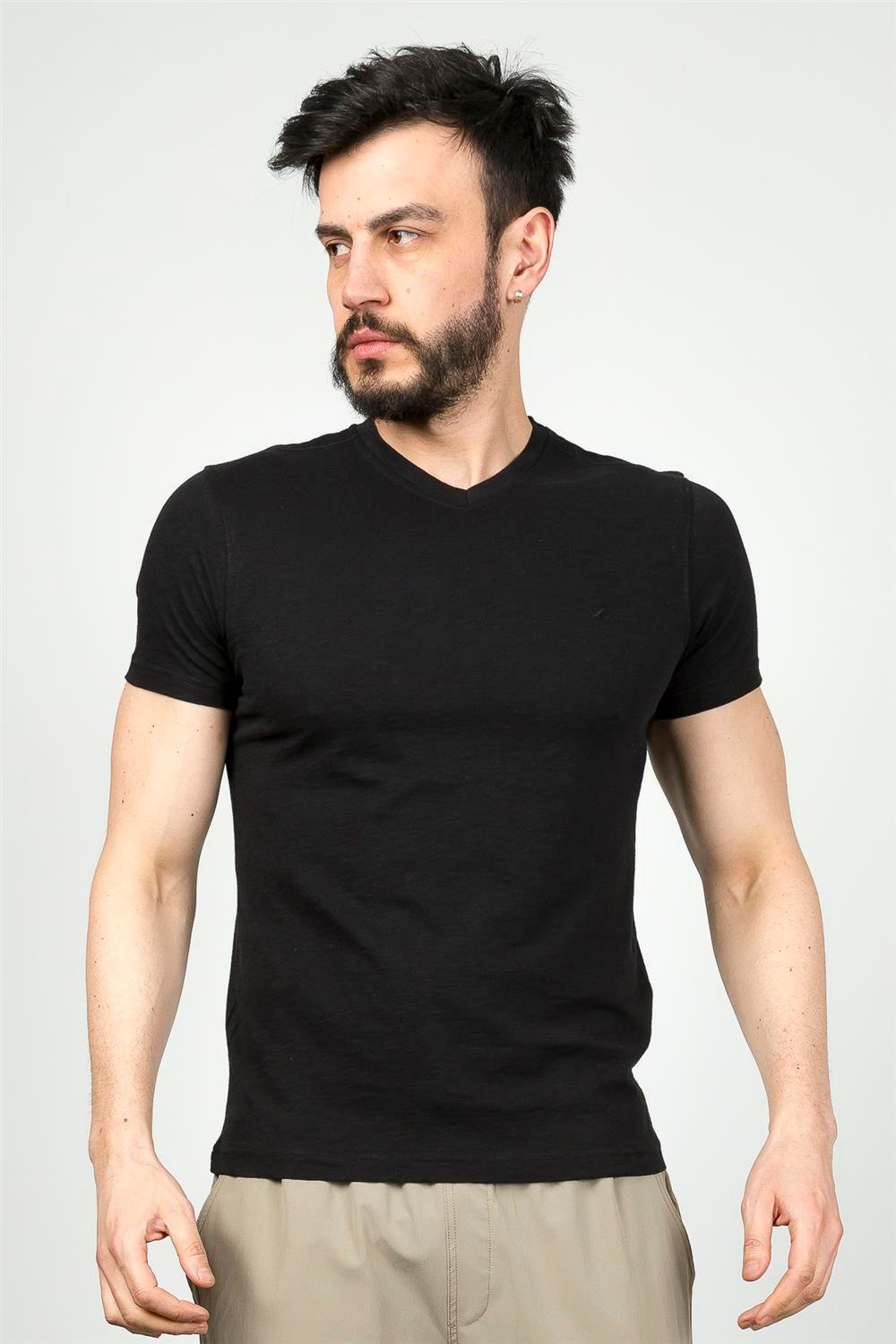 CAZ 4601 ORTA V FLAMLI T-SHIRT