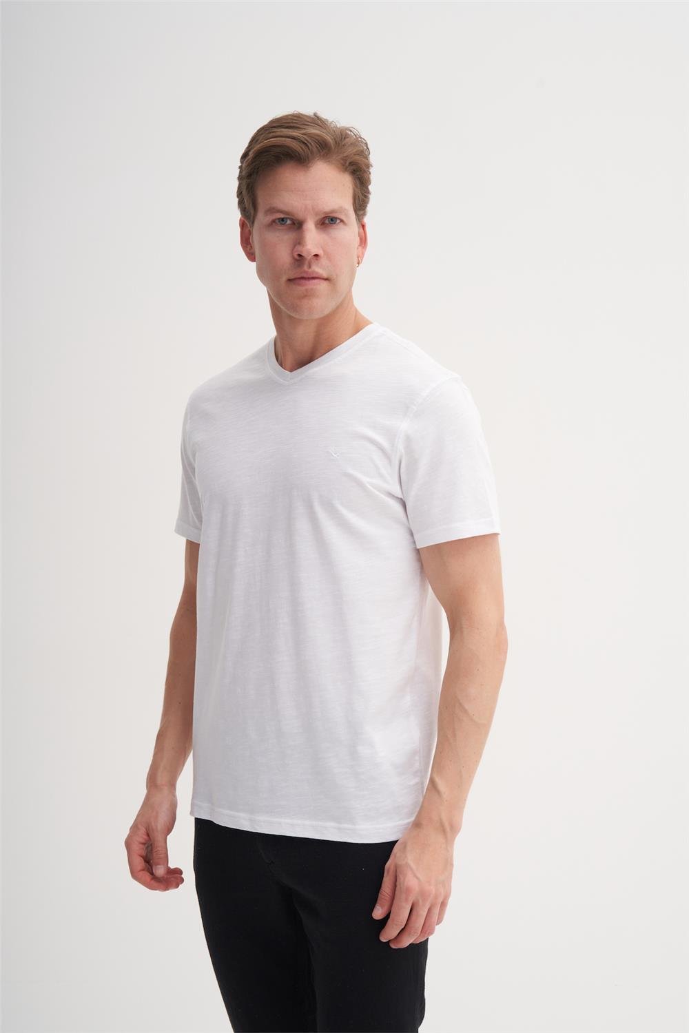 CAZ 4601 ORTA V FLAMLI T-SHIRT