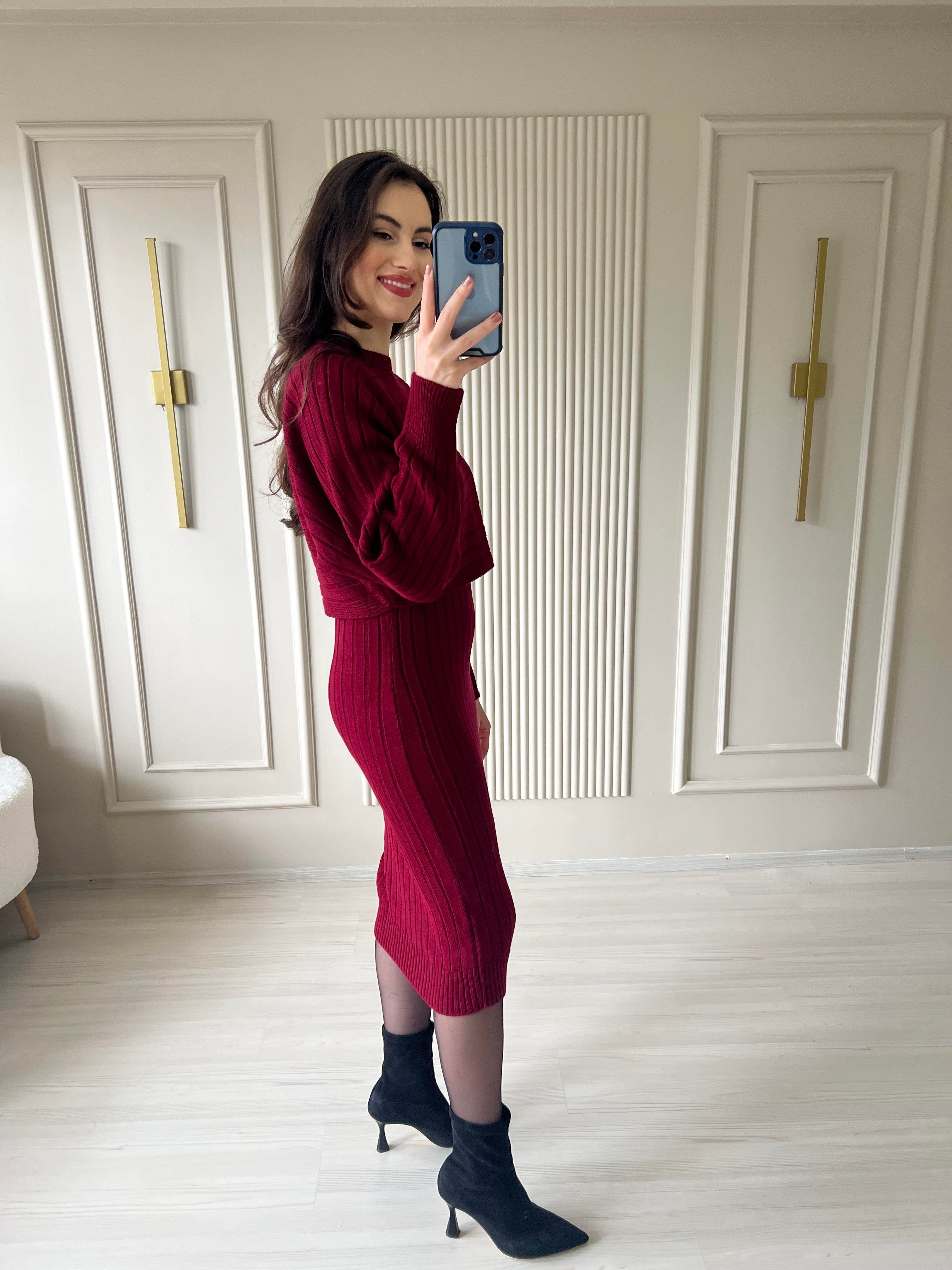 Triko Bordo Takım - 1003