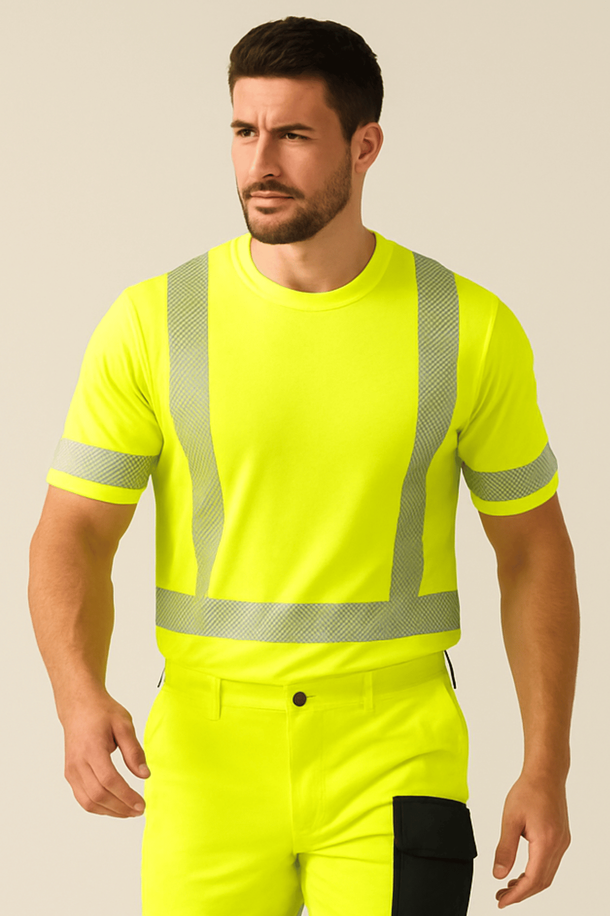Hi-Vis Sarı Kısa Kol