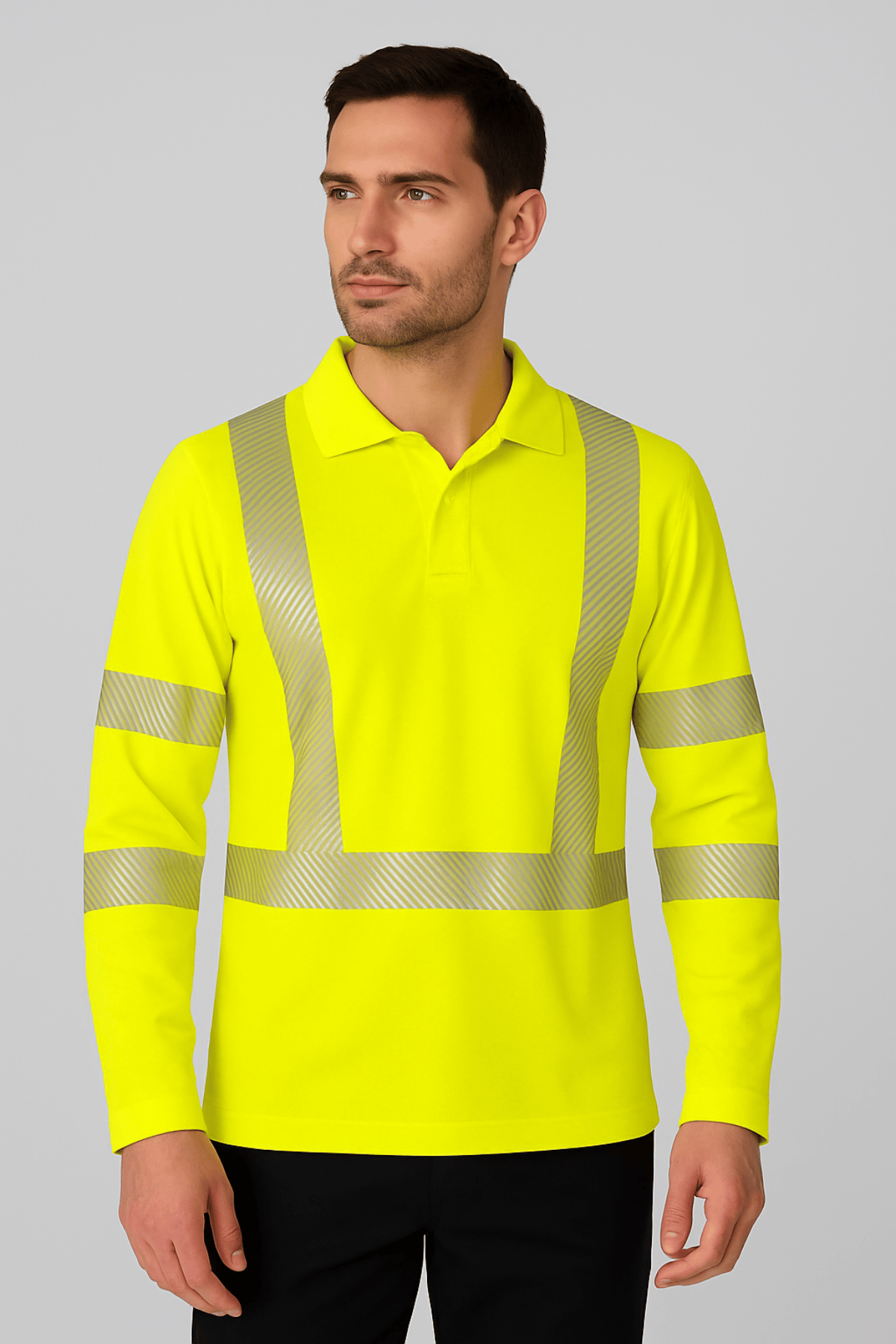 Hi-Vis Sarı Uzun Kol