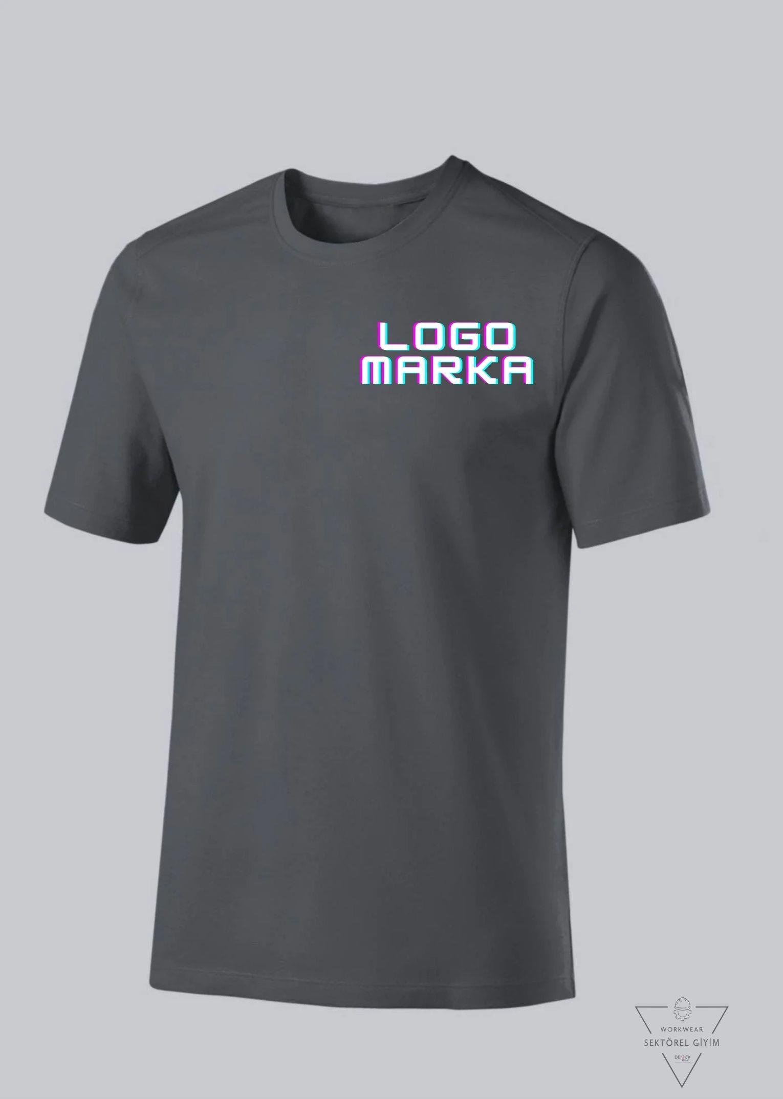 Penye Gri Basic T-SHIRT
