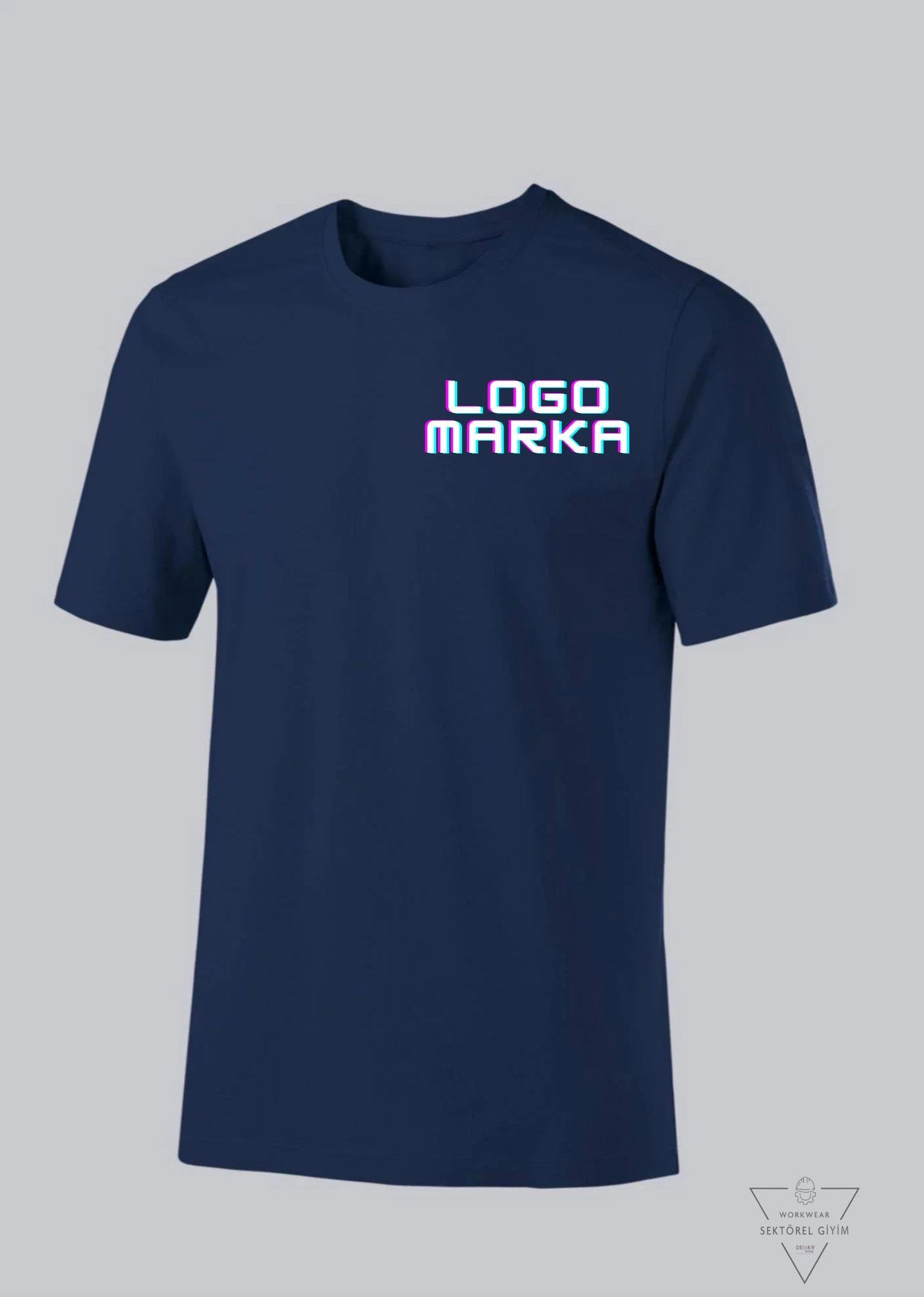 Penye Lacivert Basic T-SHIRT