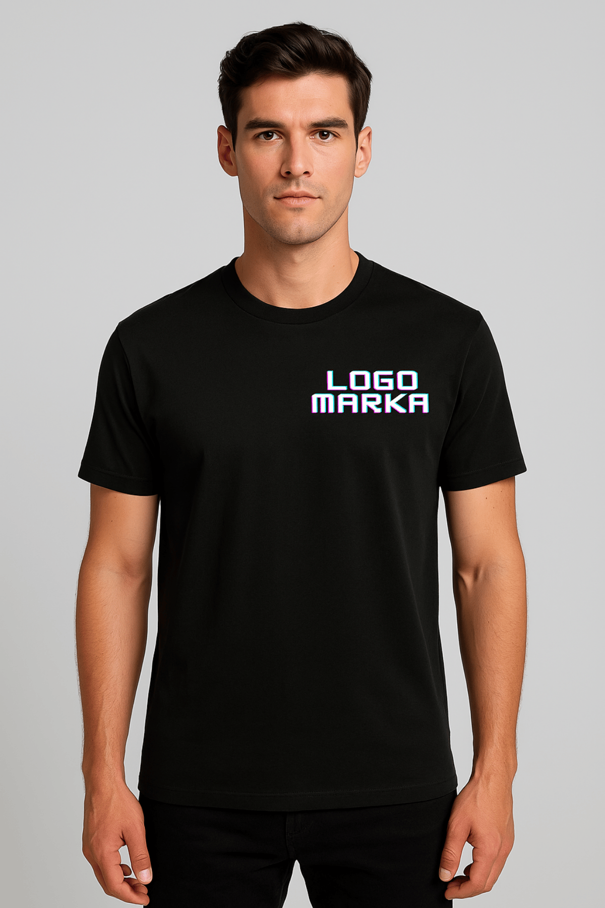 Penye Siyah Basic T-SHIRT