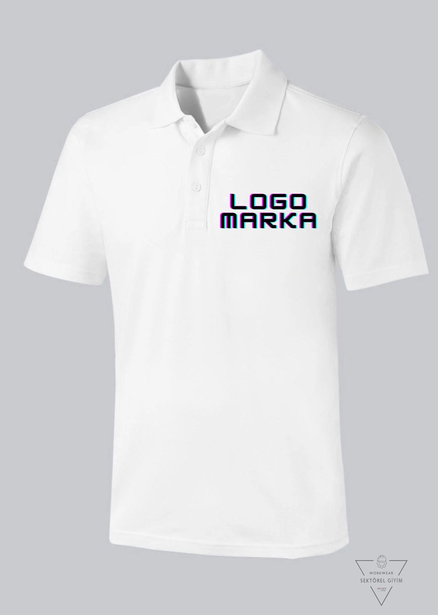 Polo Yaka Beyaz