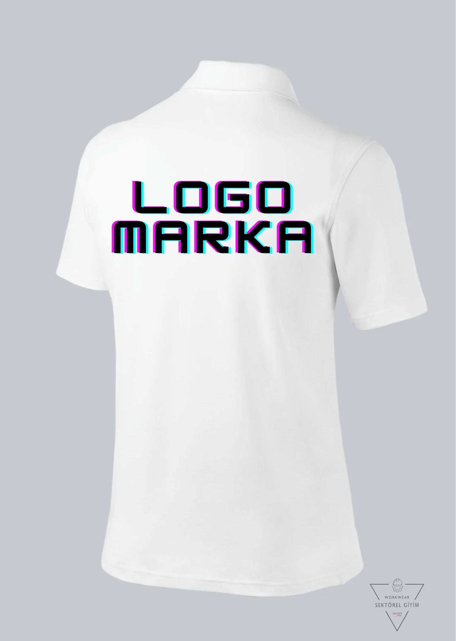 Polo Yaka Beyaz