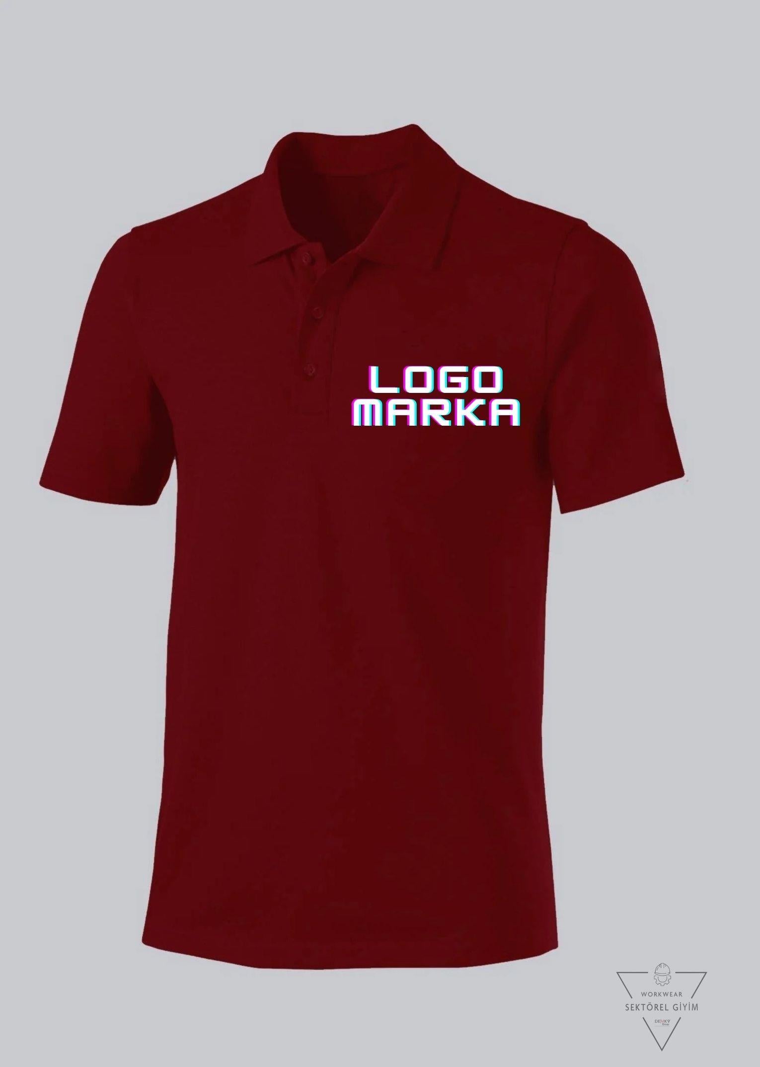 Polo Yaka Bordo