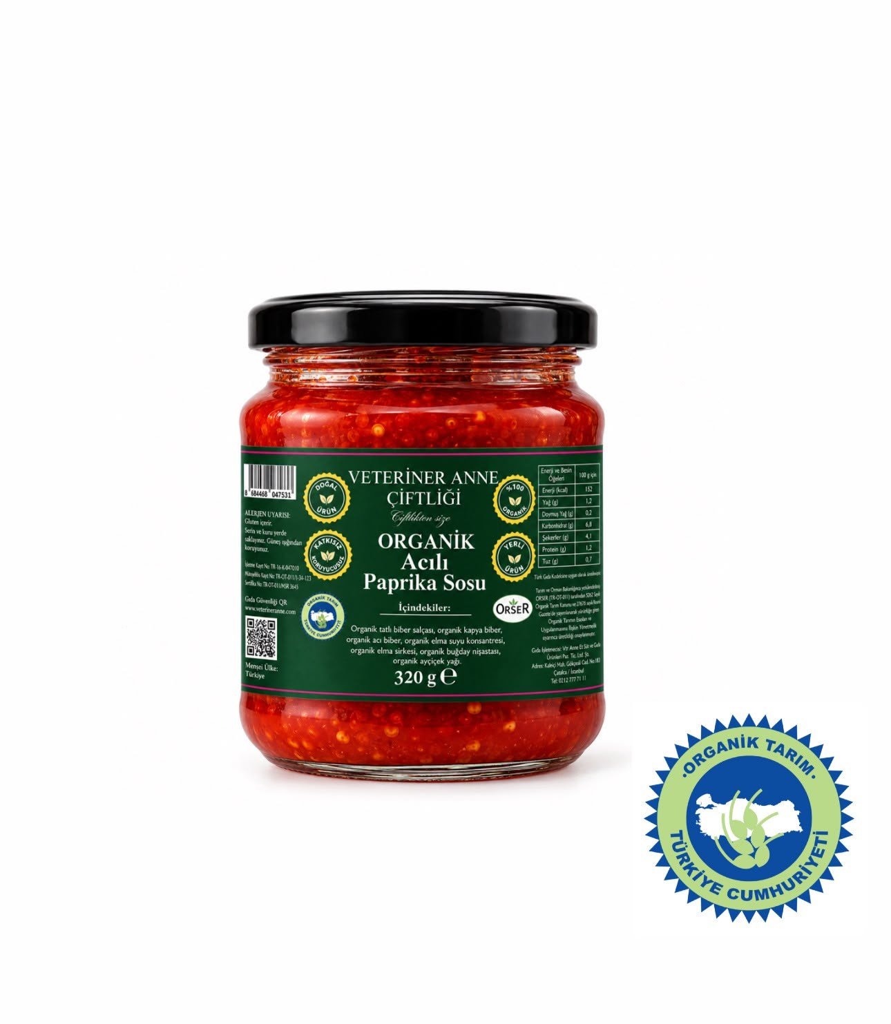 Acılı Paprika Sosu 320 ml