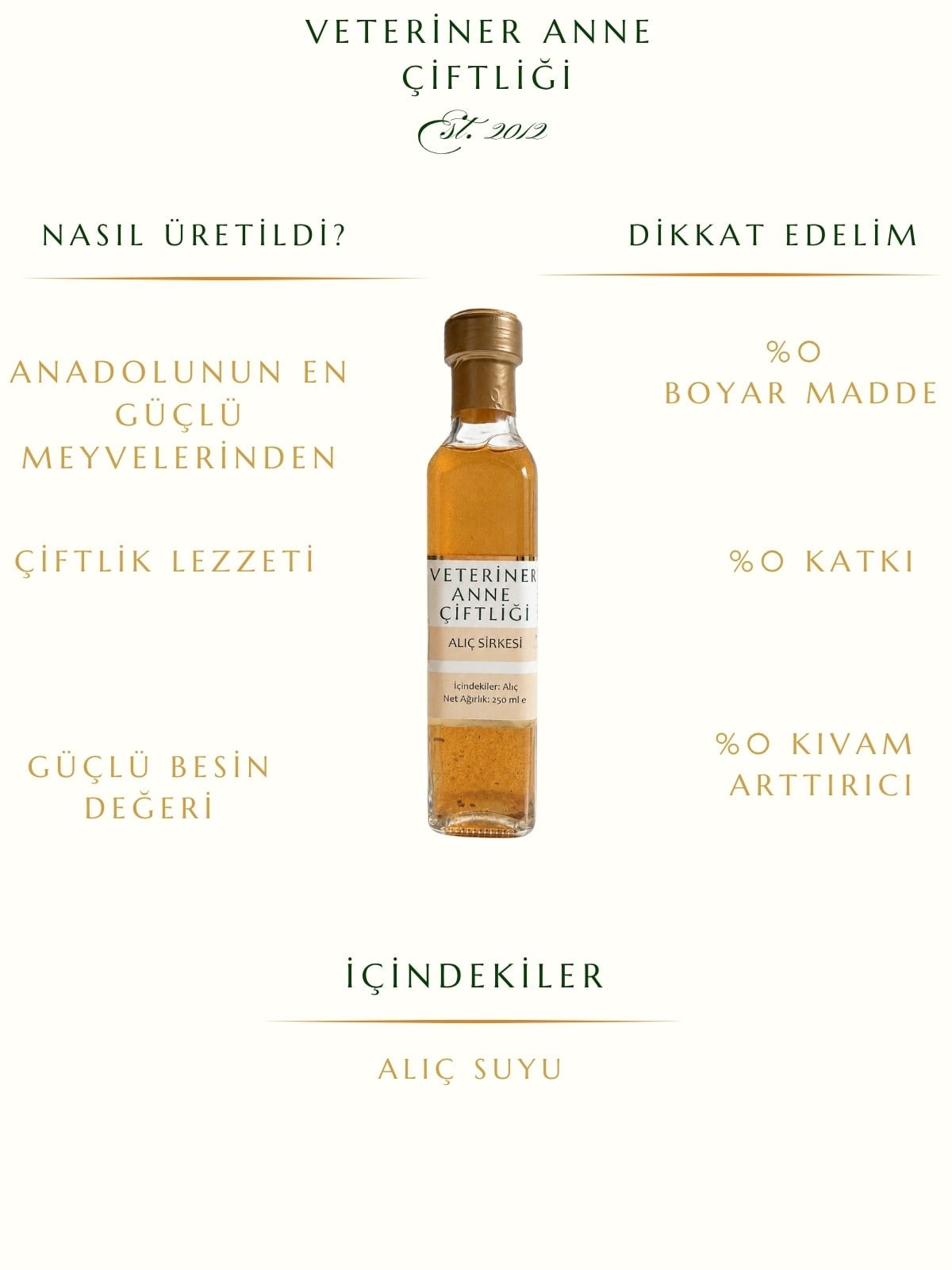 Alıç Sirkesi 250 ml