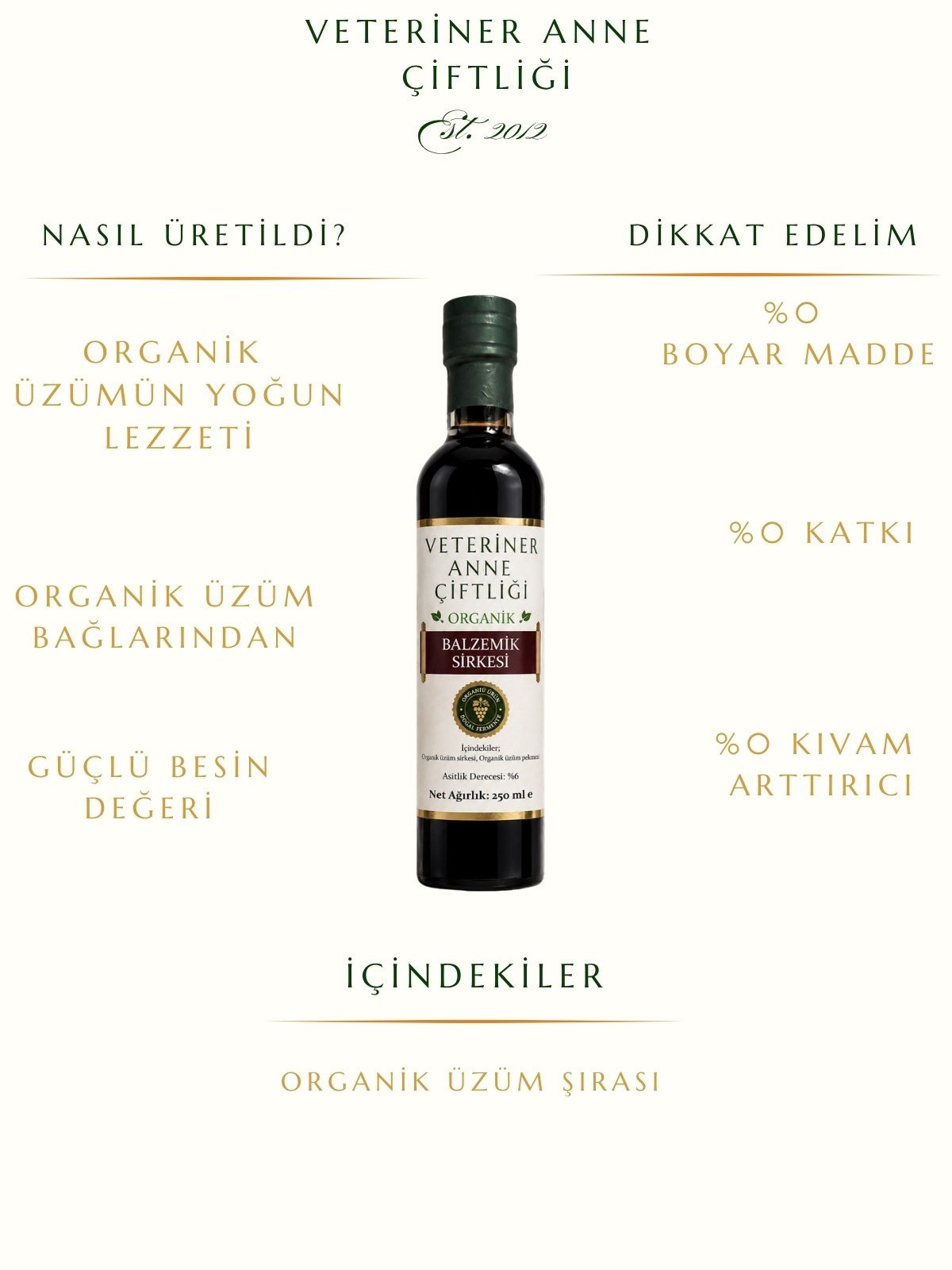 Balzemik Sirkesi 250 ml