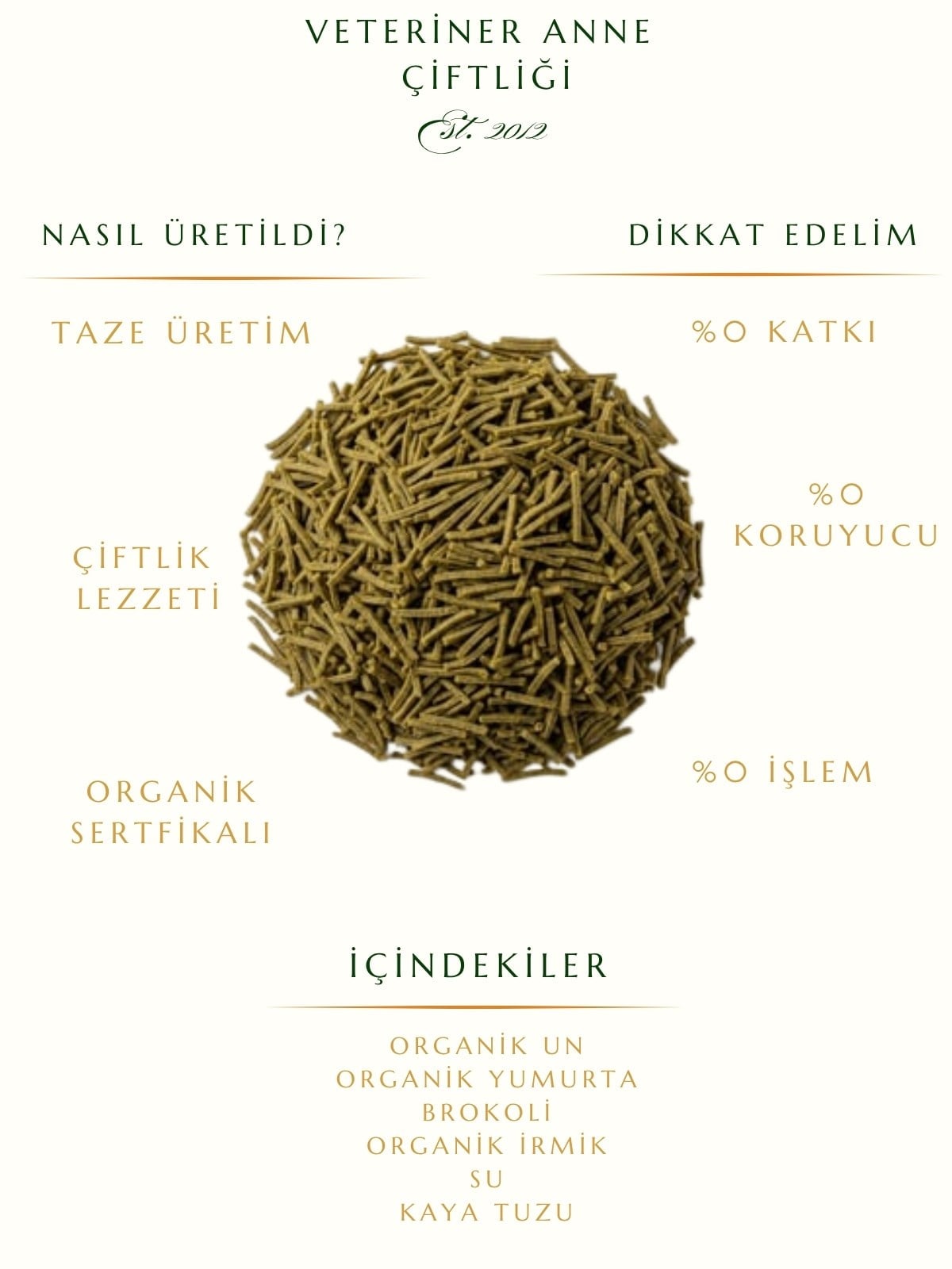 Brokolili Erişte 500 g
