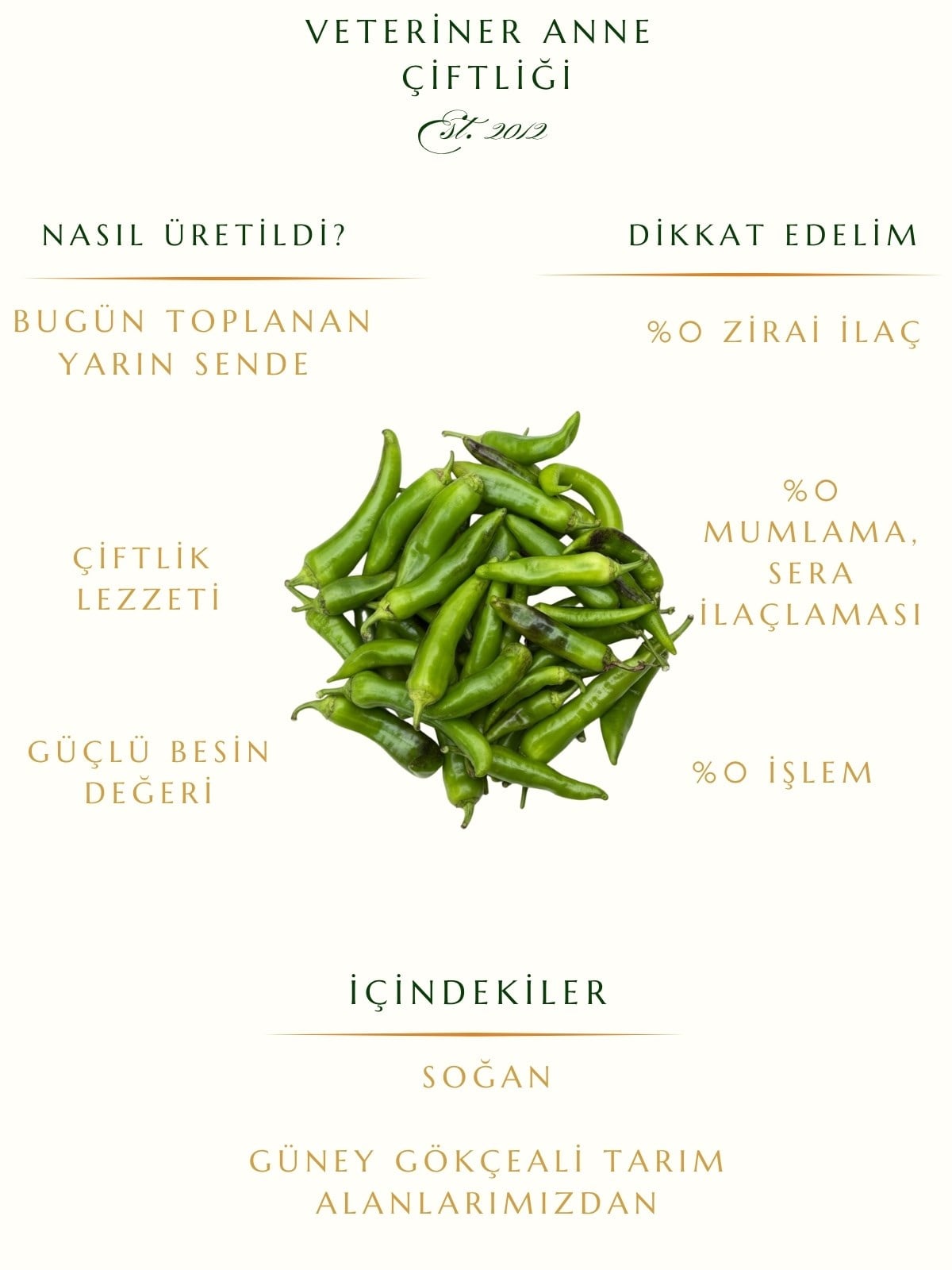 Köy Biberi 500 gr