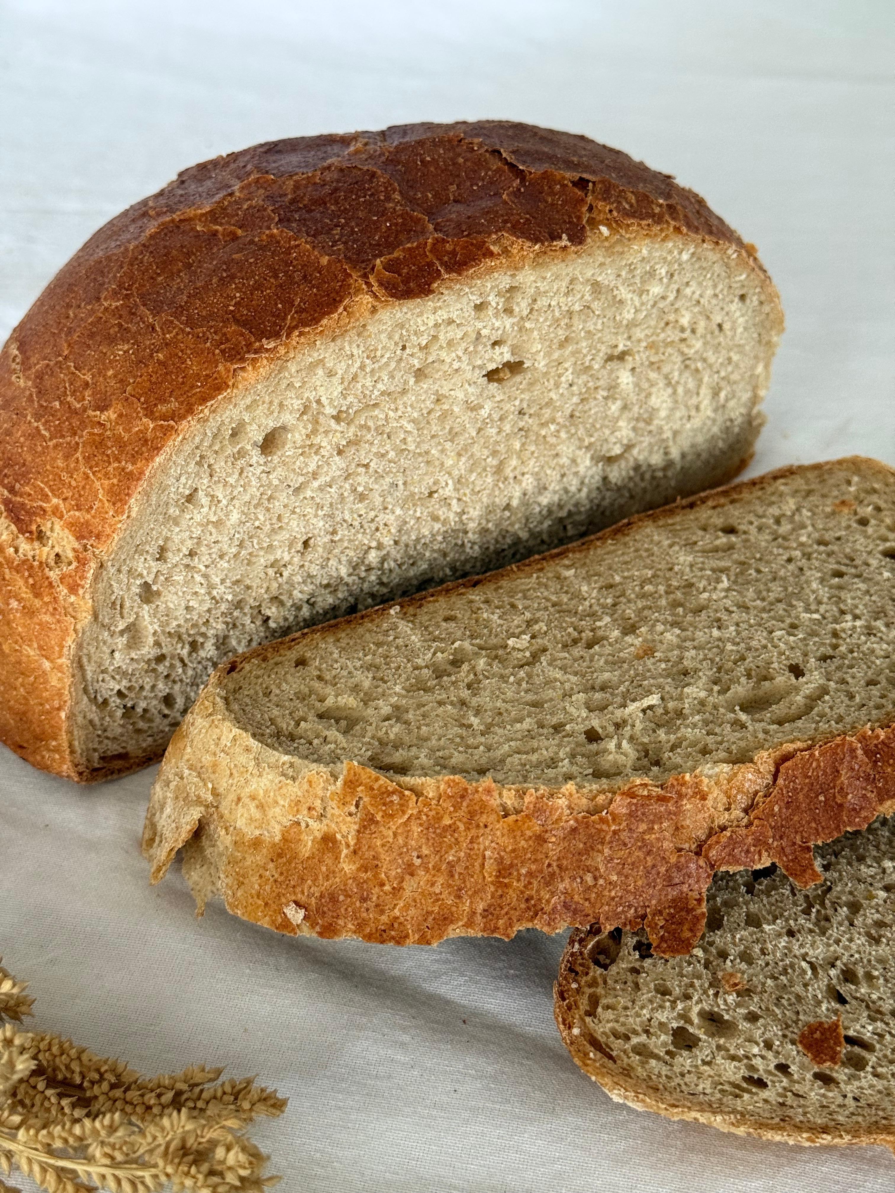 Tam Buğday Ekşi Mayalı Köy Ekmeği  700gr