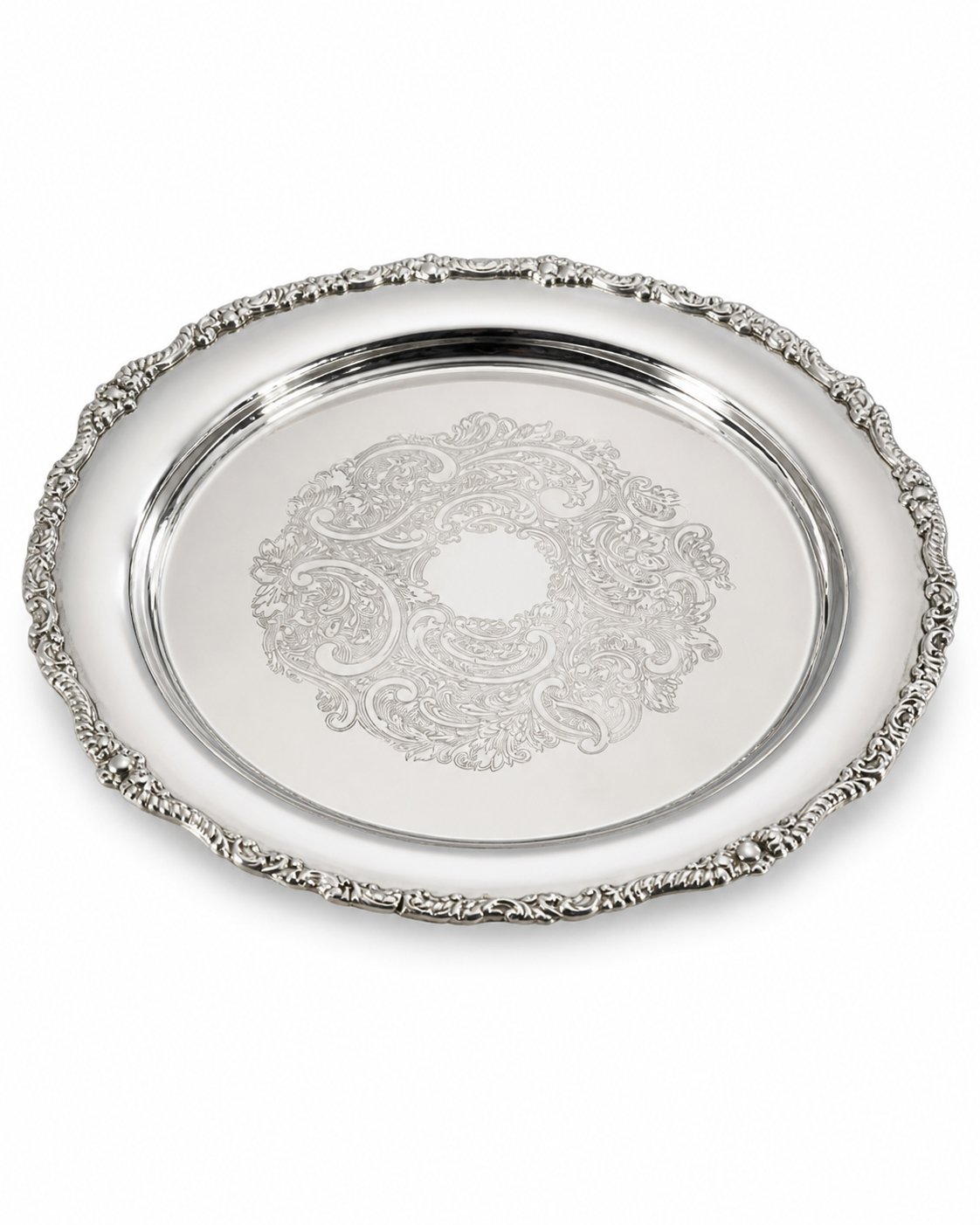 ENGRAVE BORDER YUVARLAK TEPSİ