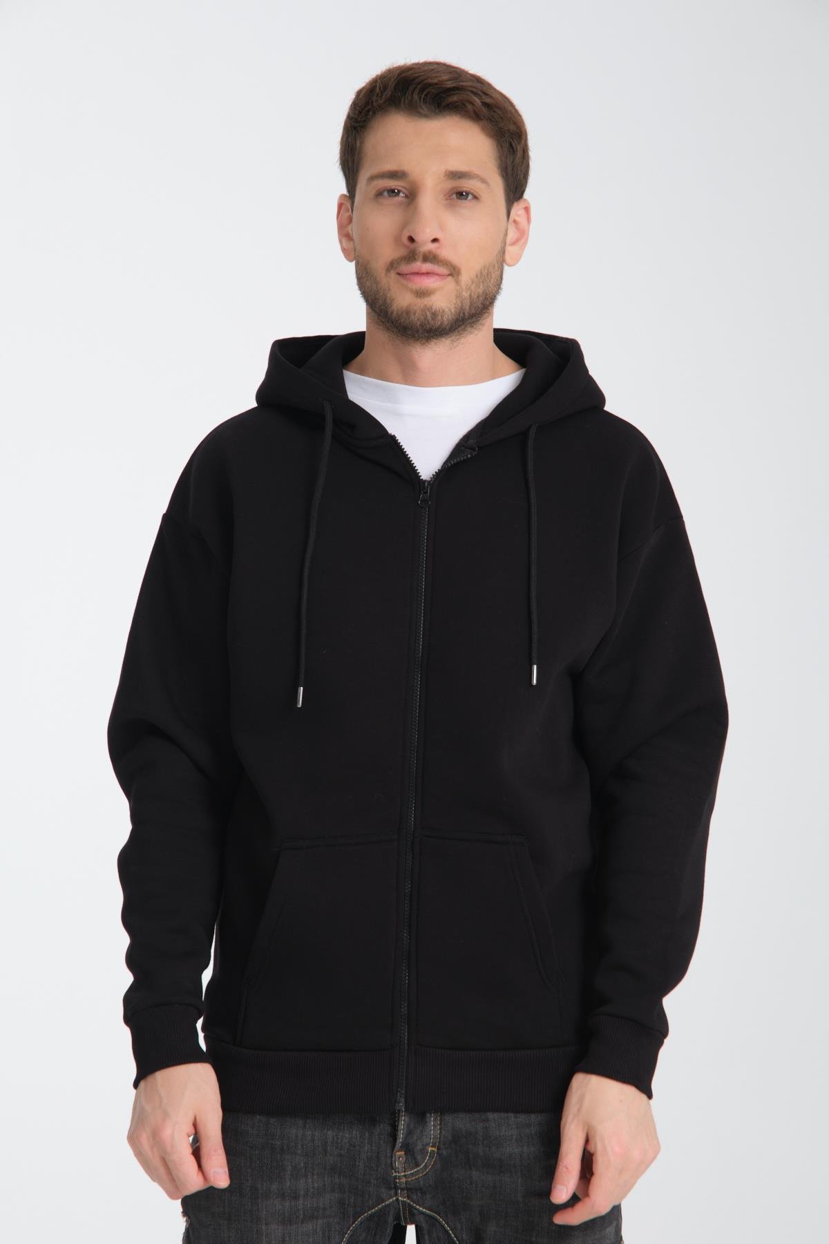 Erkek Zipper Sweatshirt