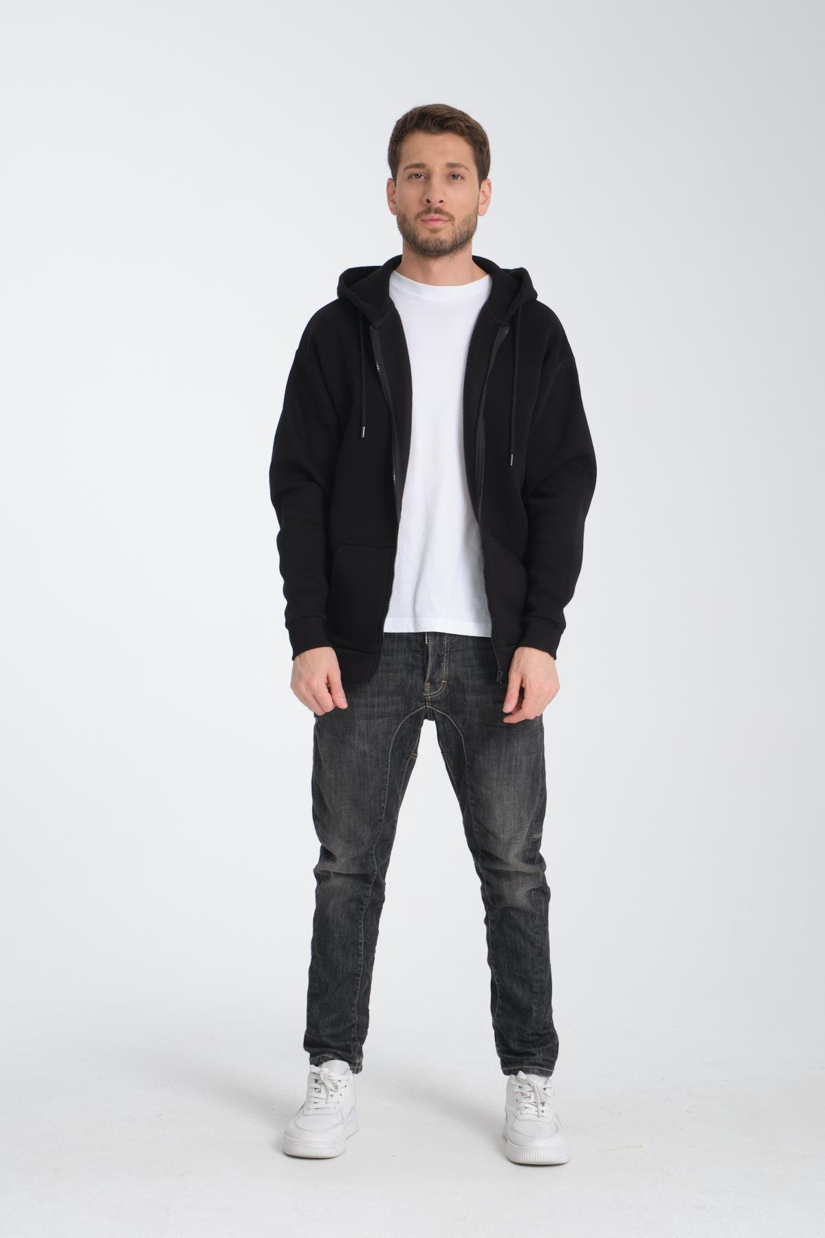 Erkek Zipper Sweatshirt