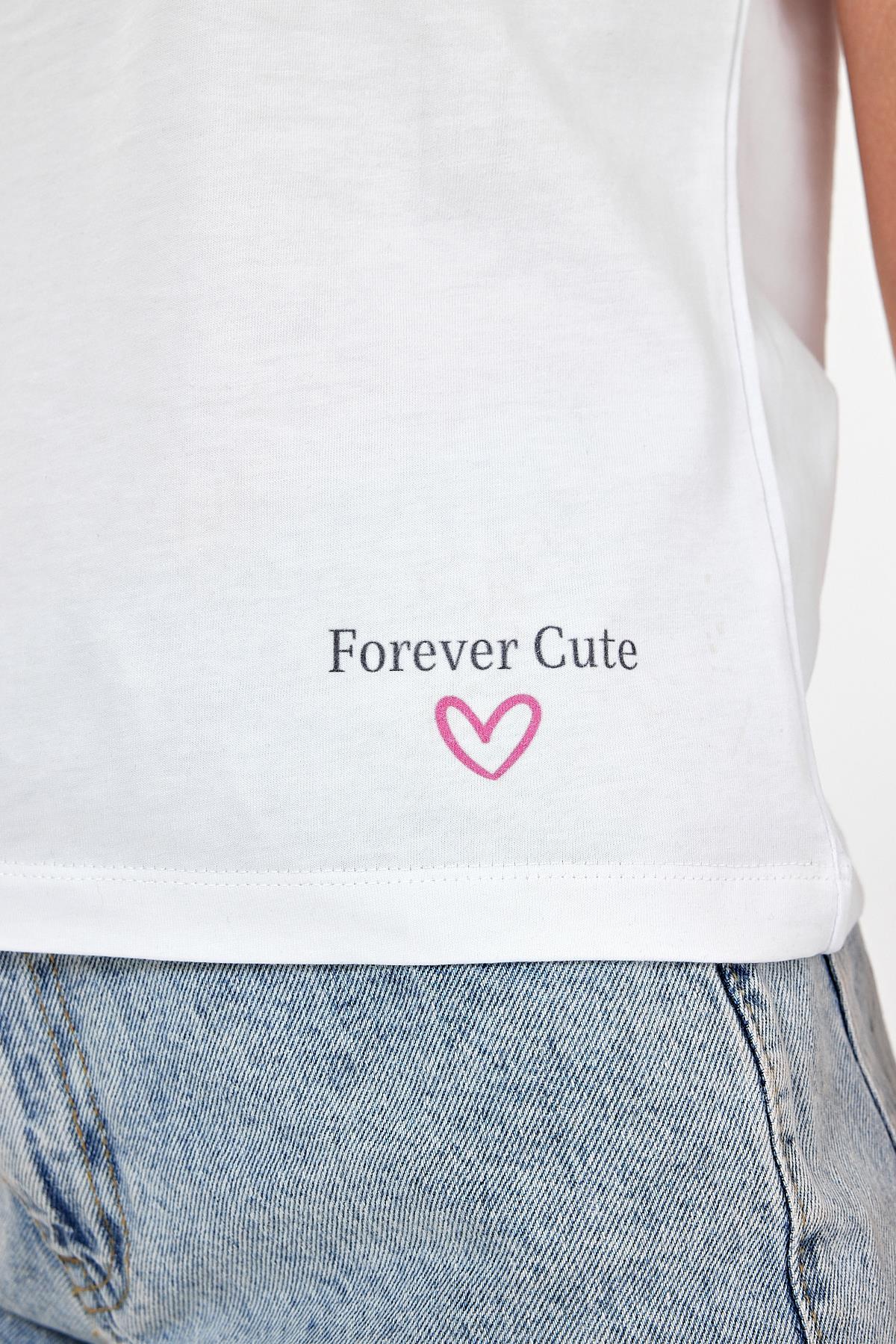 Forever Cute Slim TEE 