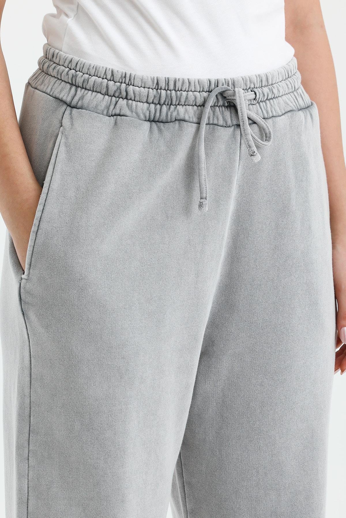 Kadın Sweatpants Relaxed Gri