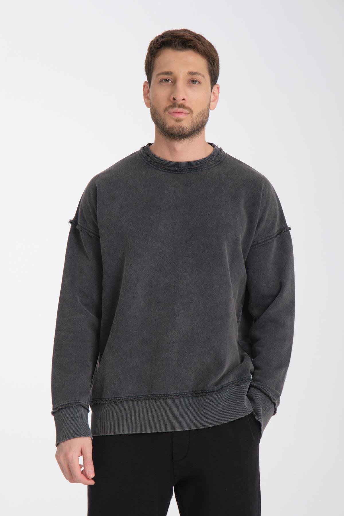 Regular Antrasit Sweatshirt