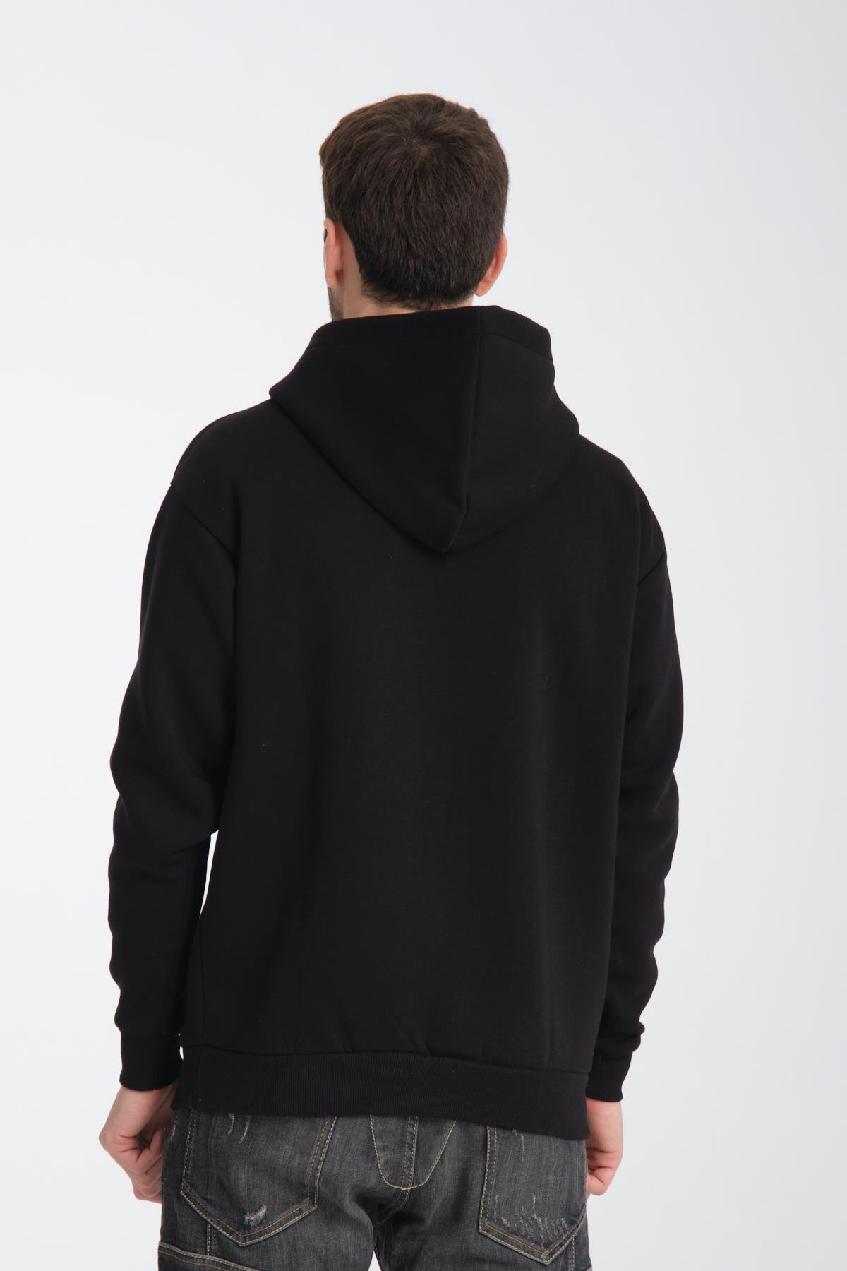 Relaxed Basic BLCK Hoodie