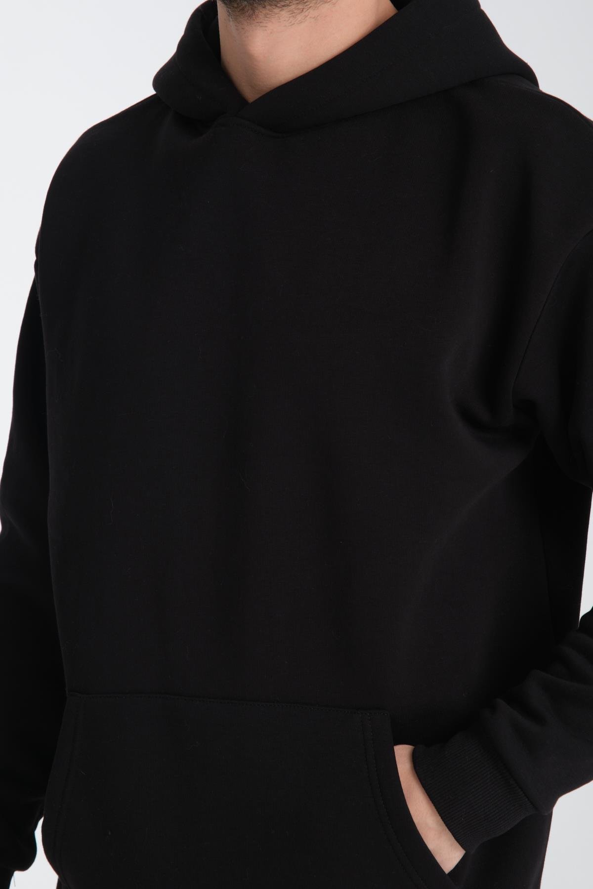 Relaxed Basic BLCK Hoodie
