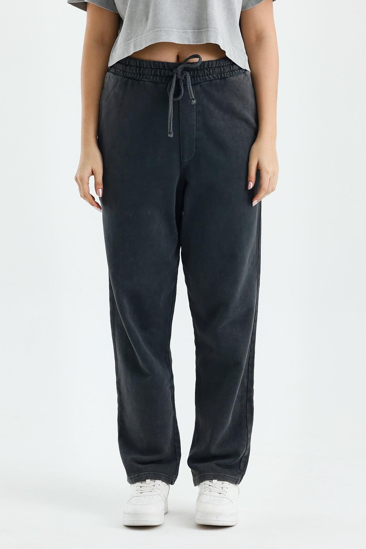 Unisex Antrasit Oversize Sweatpants