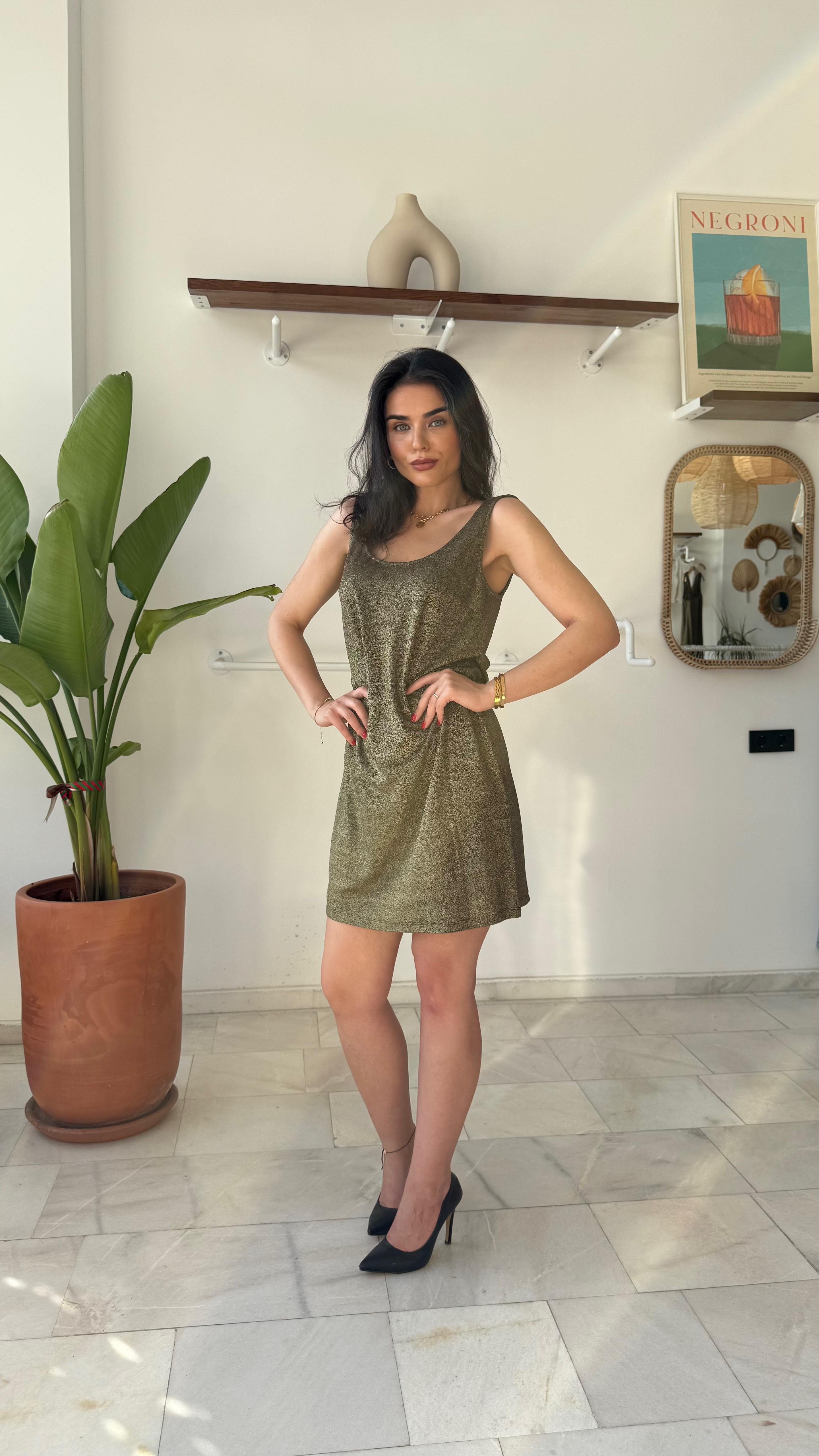 Simli Elbise